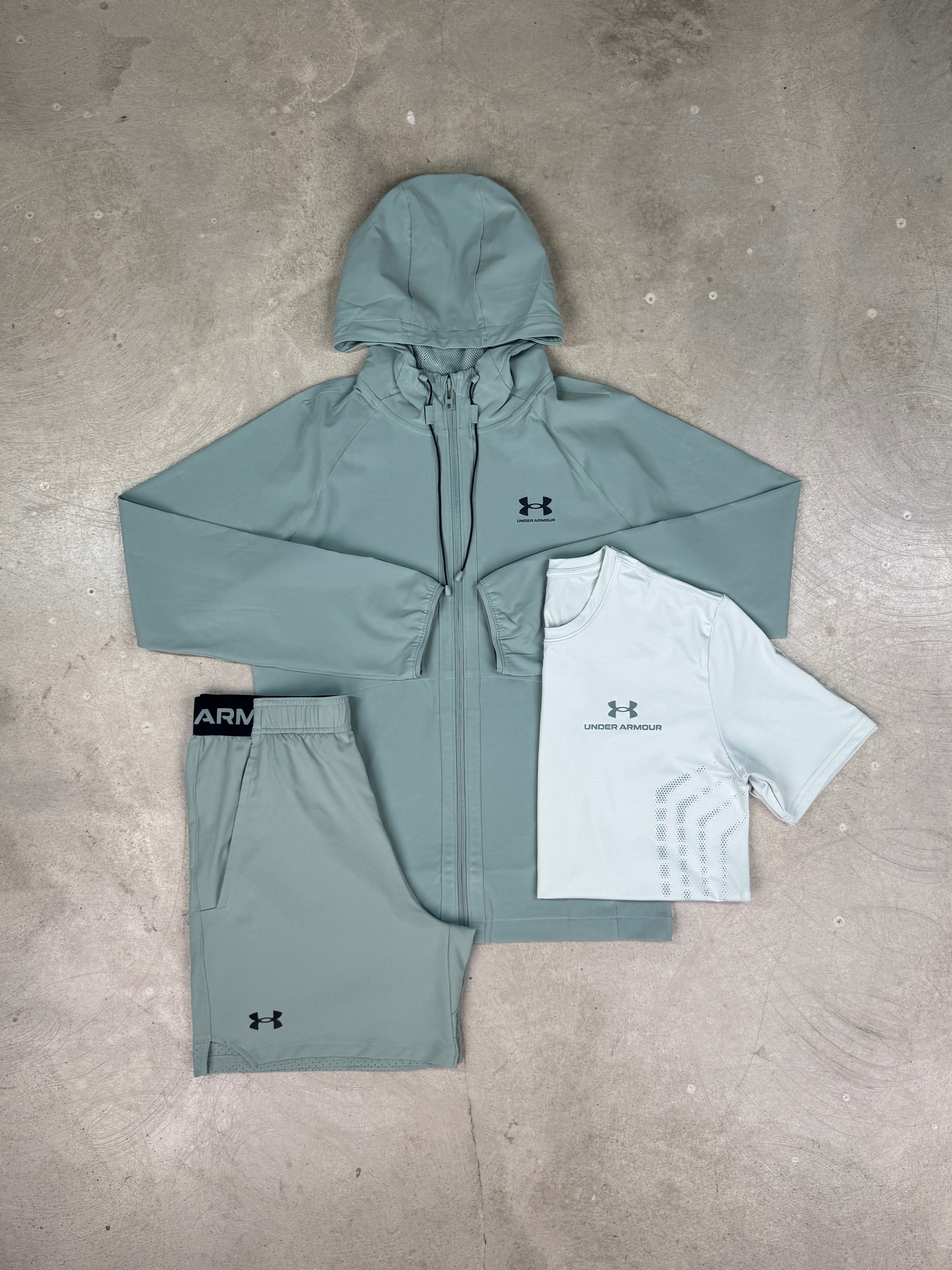 Under Armour - Stretch Woven Three Piece - Sage