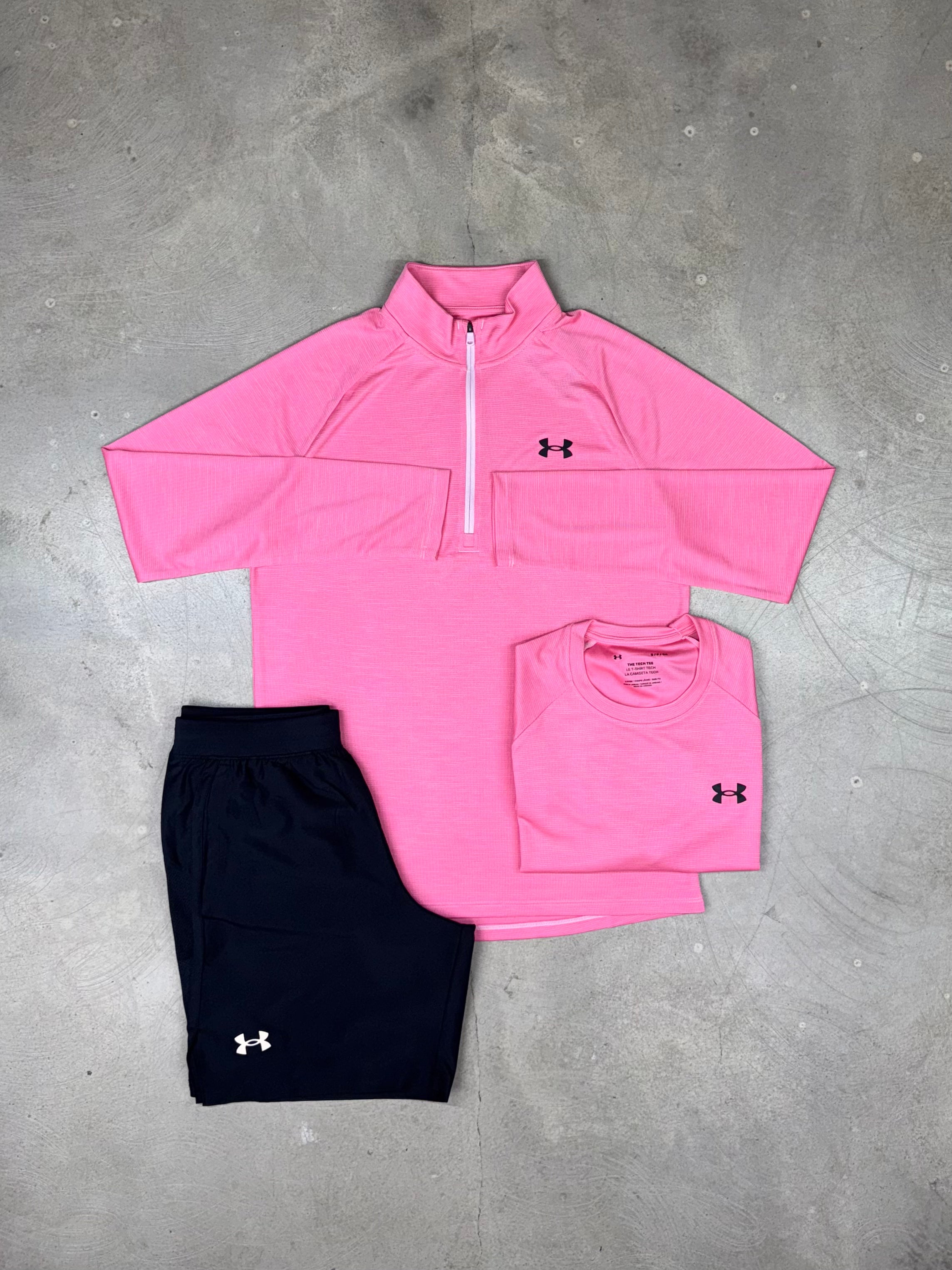 Under Armour - Launch Three Piece - Pink/Black