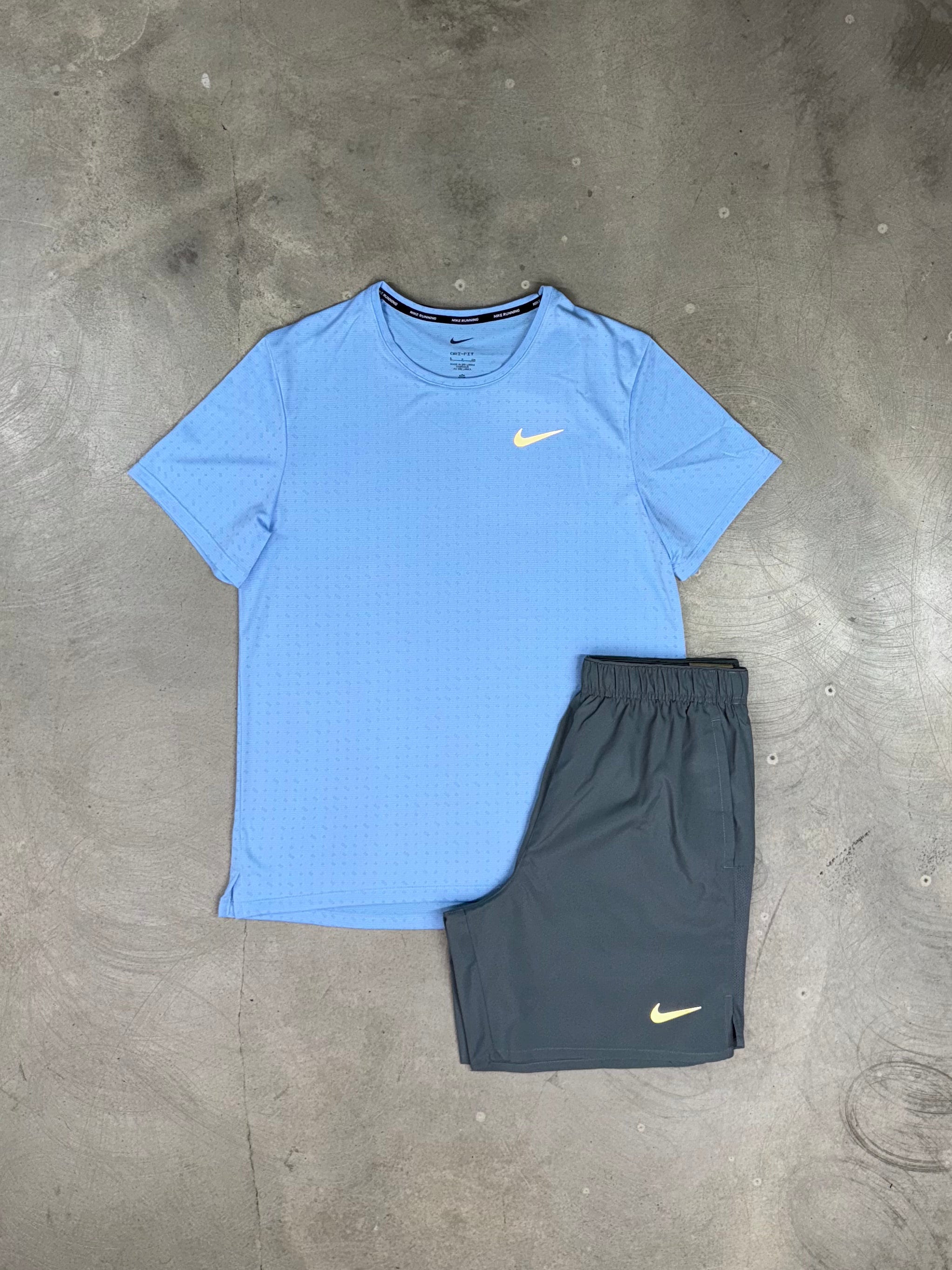 Nike - Breathe Miler Set - Psychic Blue/Grey