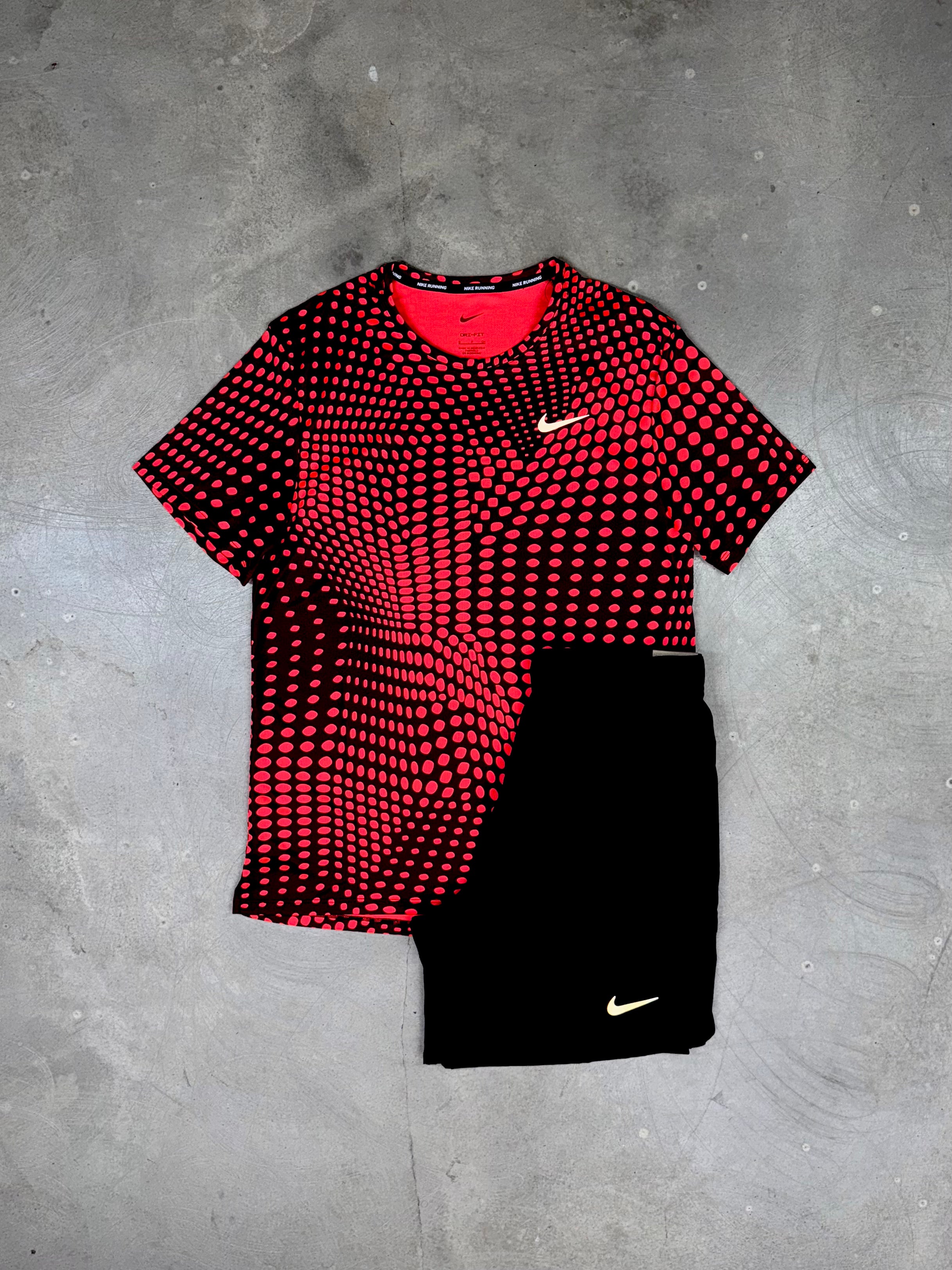 Nike - Breathe Miler Set - Red/Black