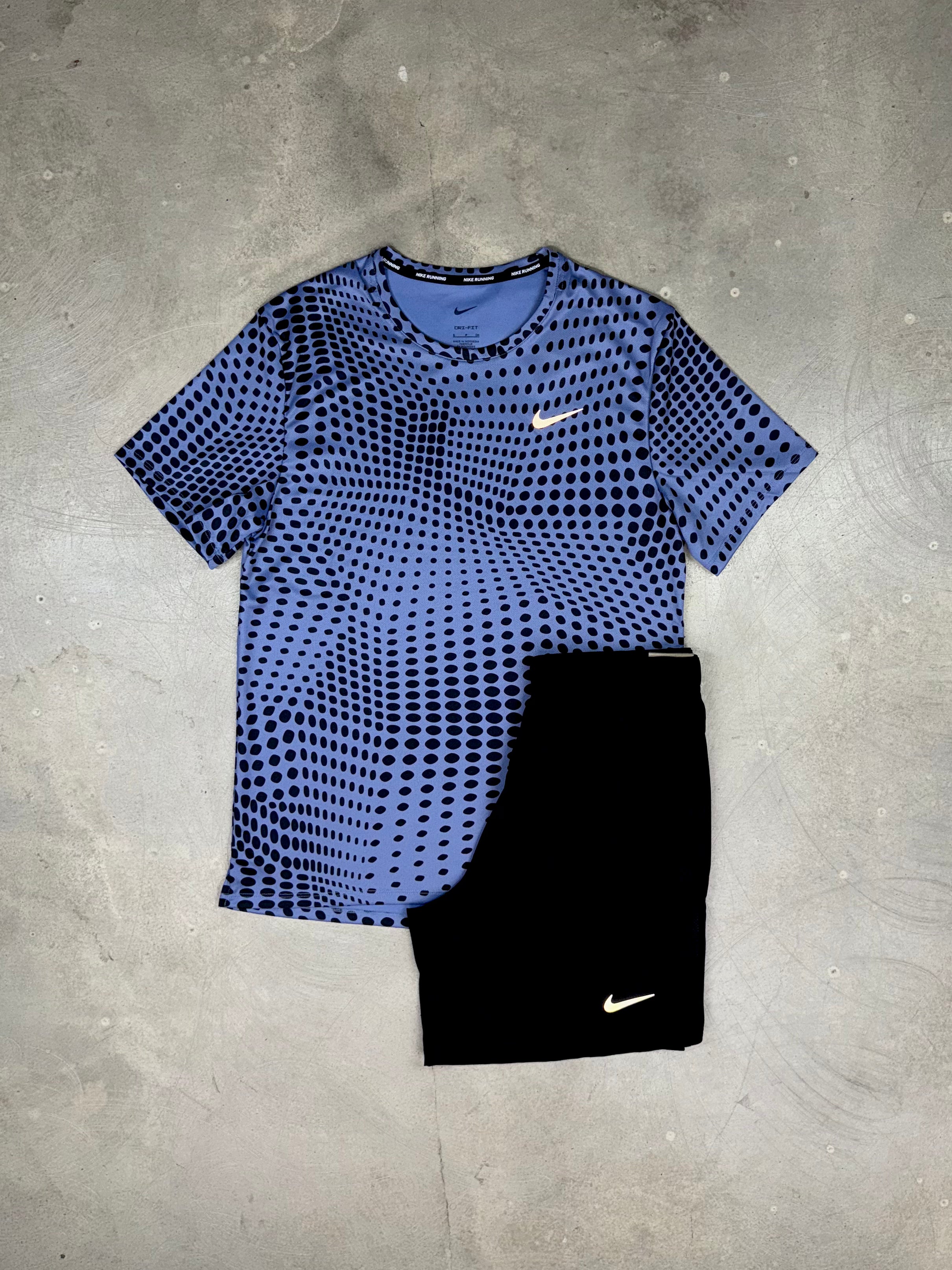 Nike - Breathe Miler Set - Indigo Silver/Black