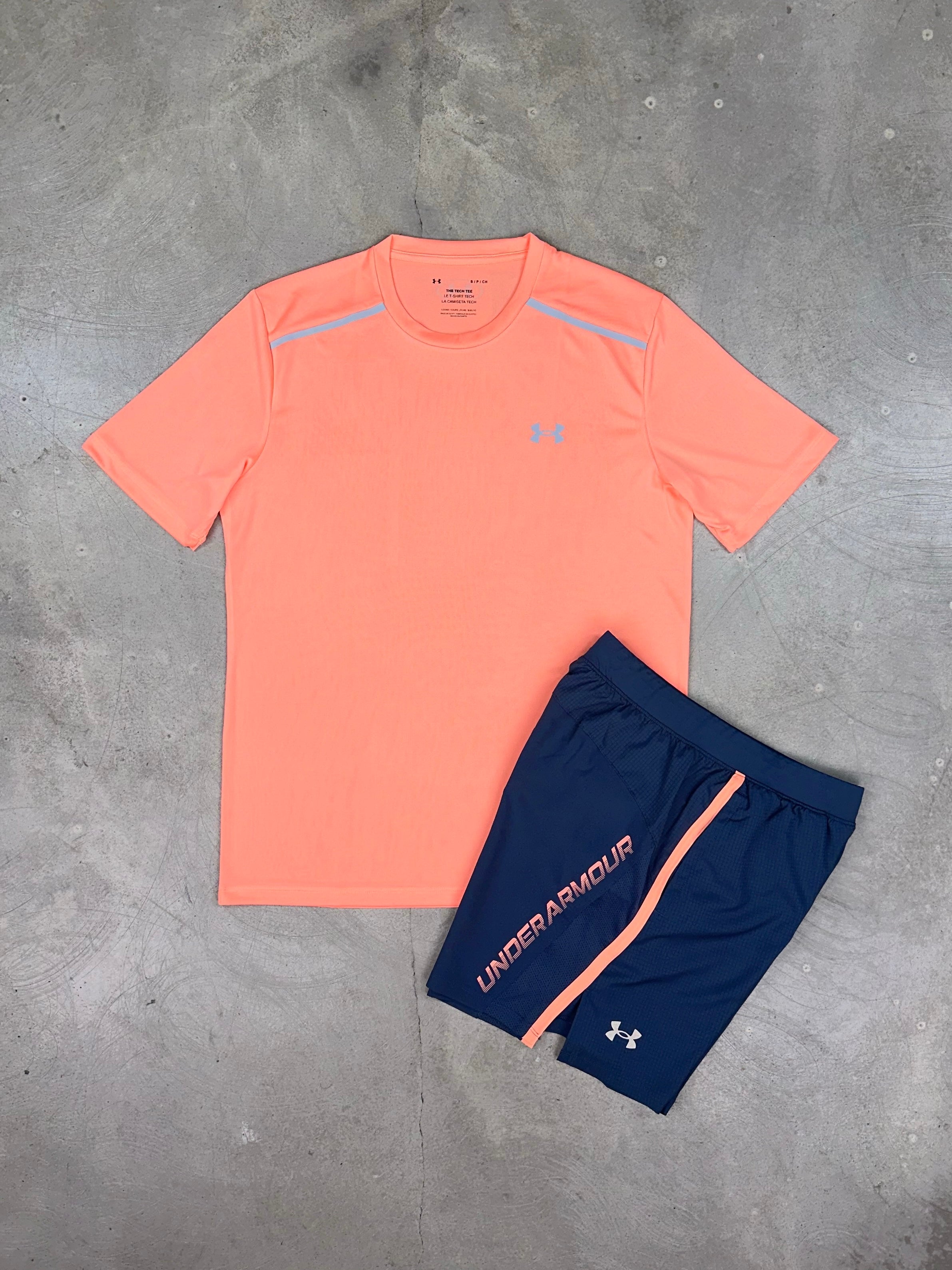 Under Armour - Tech Reflective Set - Peach/Grey