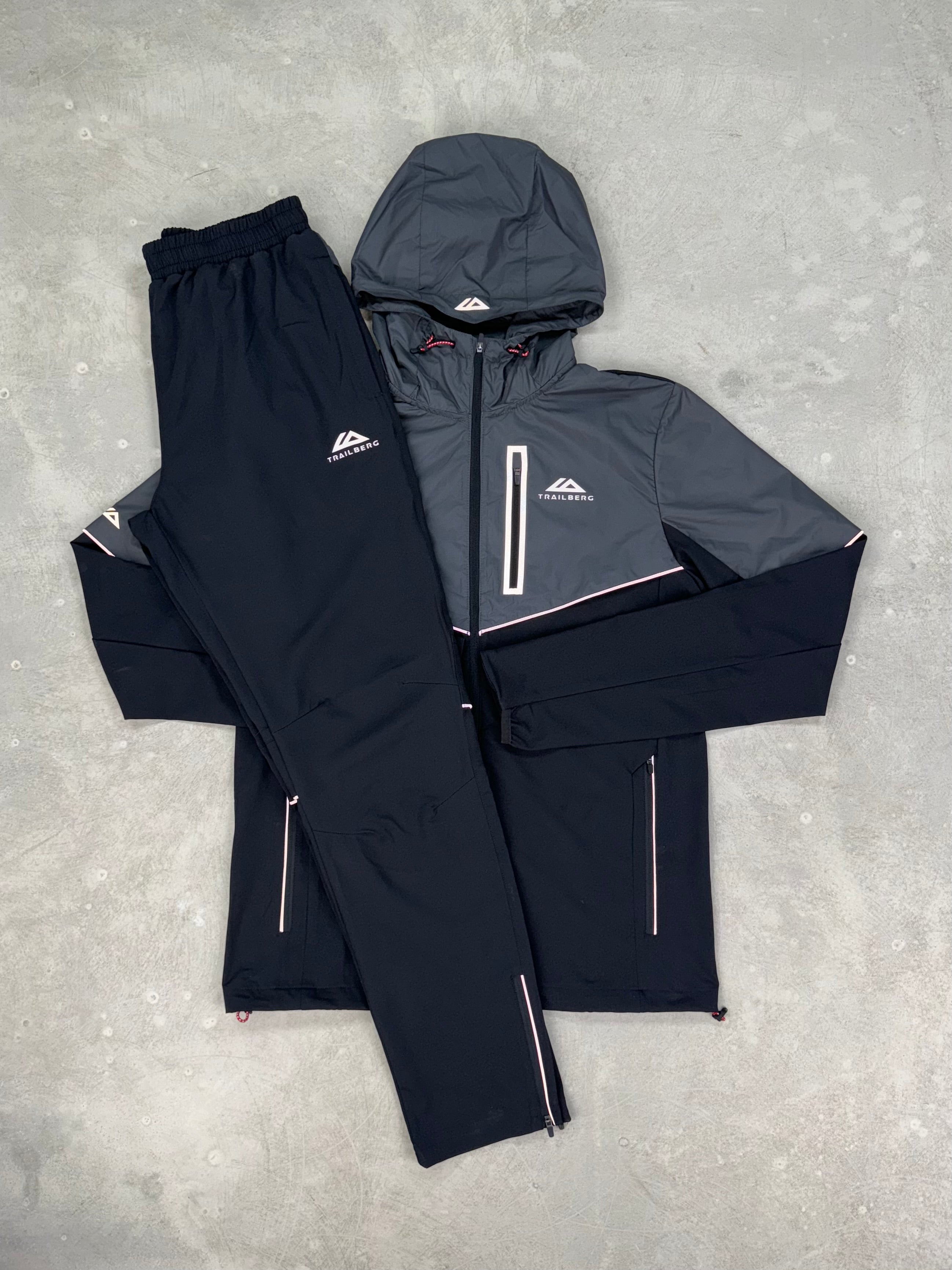 Trailberg - Vertigo Tracksuit - Black/Asphalt