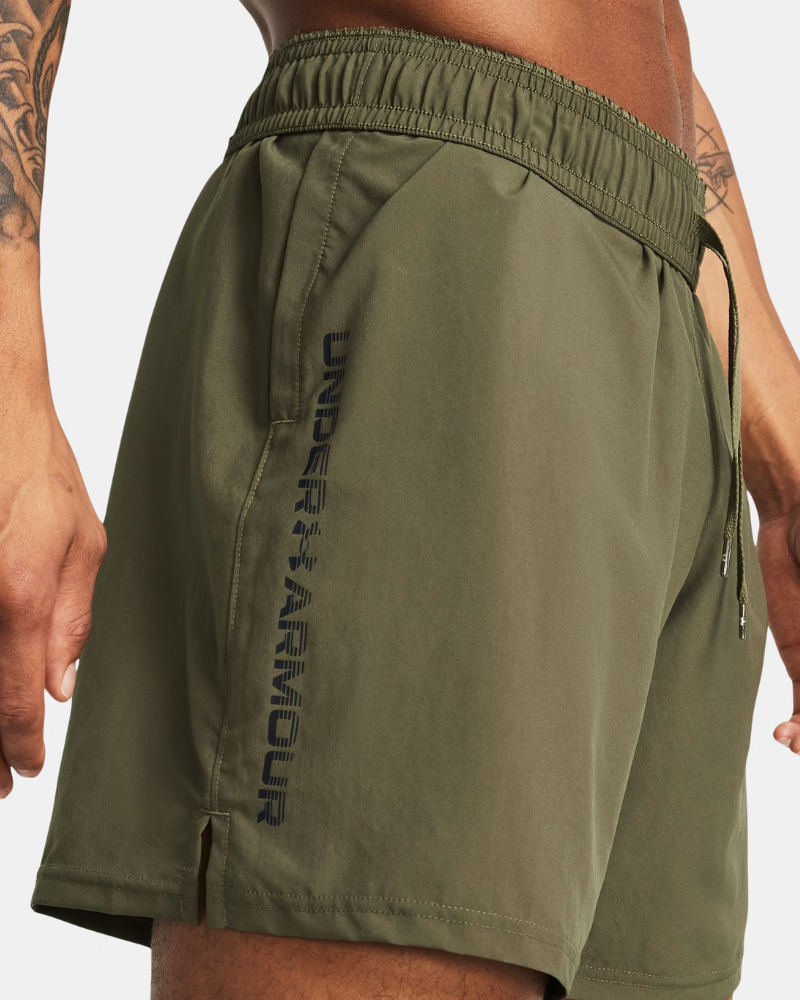Under Armour - Tech Woven Wordmark Shorts - Khaki