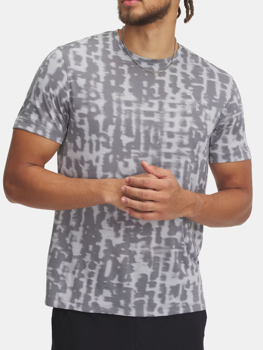 Under Armour - Launch Printed Tee - Grey