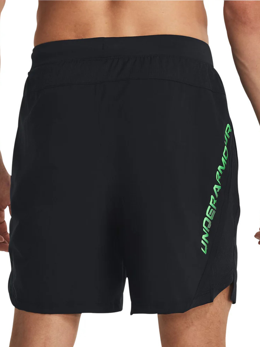 Under Armour - Wordmark Shorts - Black/Green