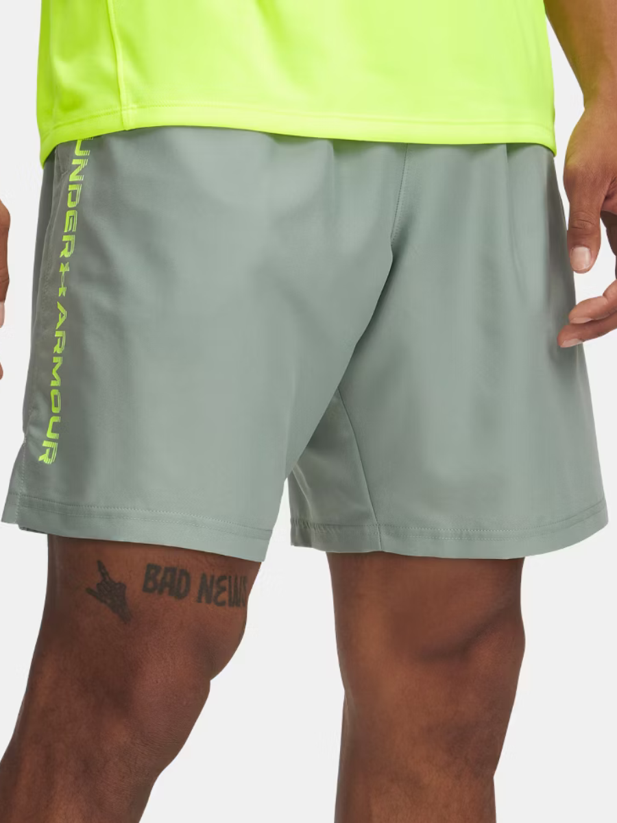 Under Armour - Wordmark Shorts - Sage