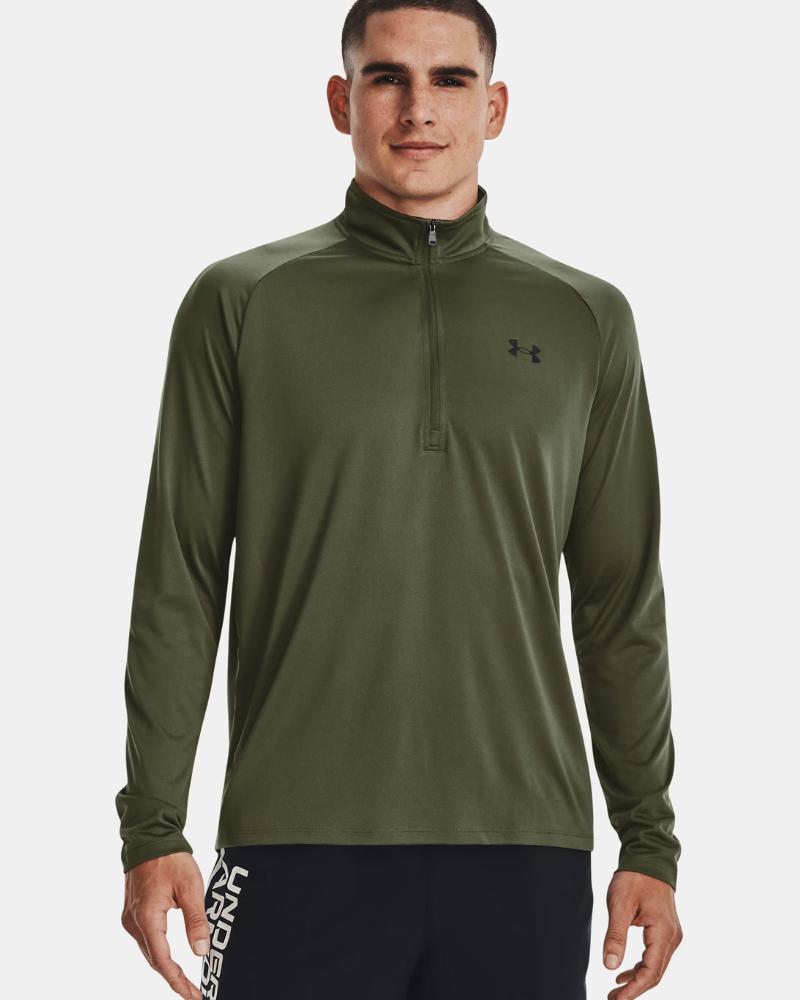 Under Armour - Tech Half Zip - Khaki