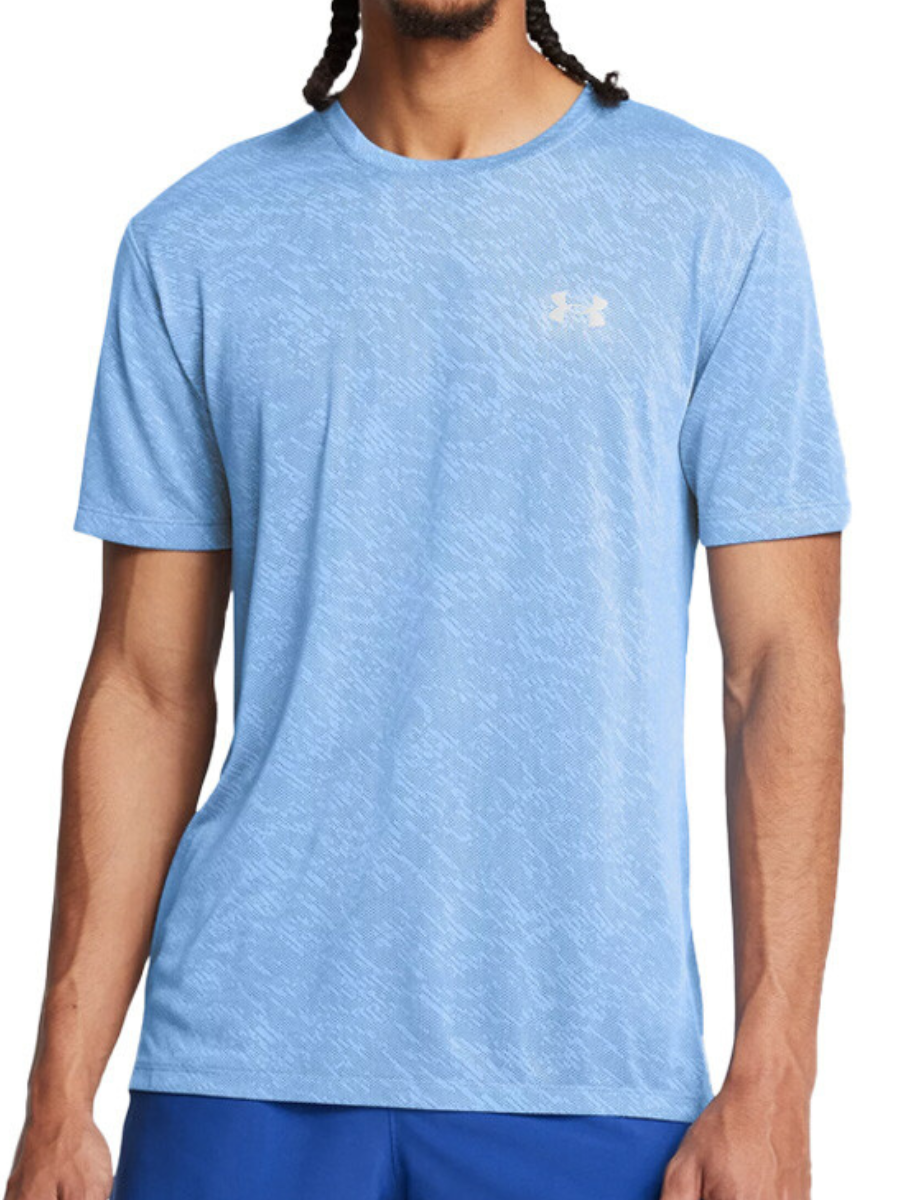 Under Armour - Camo Launch Tee - Ice Blue