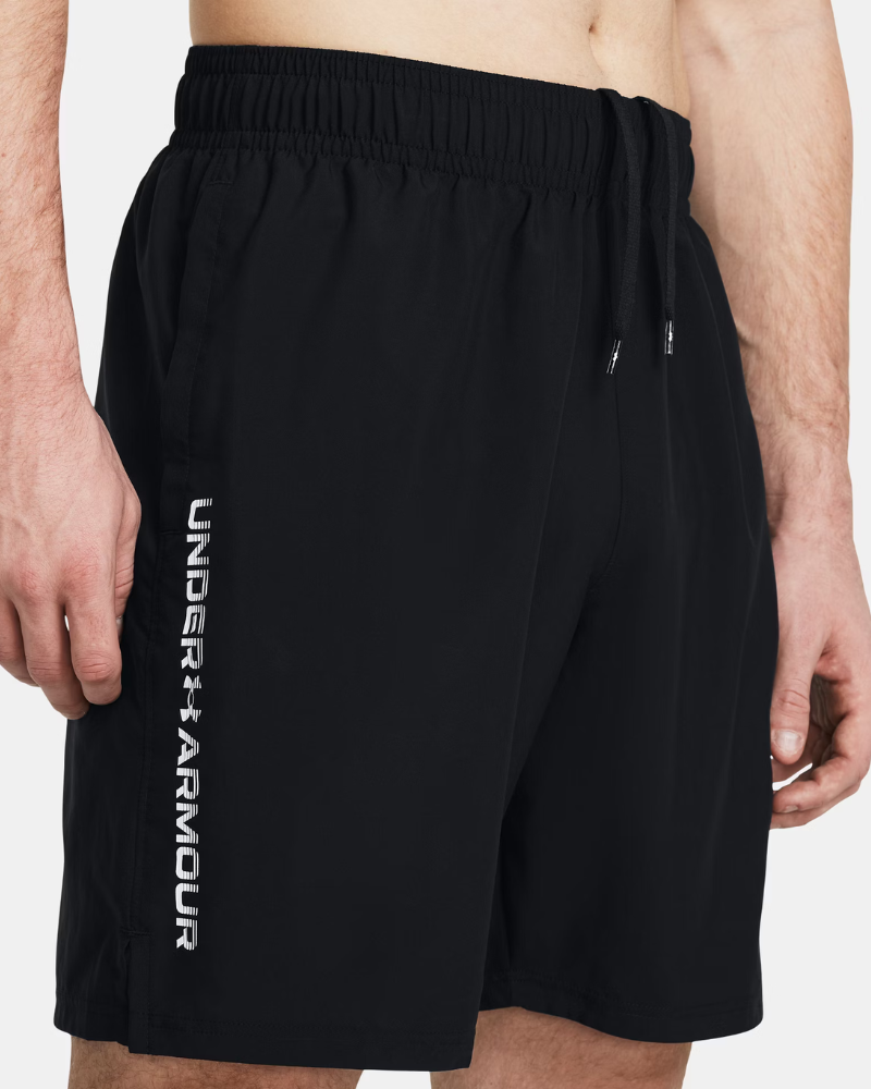 Under Armour - Tech Woven Wordmark Shorts - Black/White