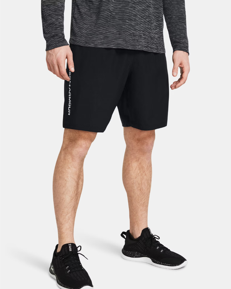Under Armour - Tech Woven Wordmark Shorts - Black/White