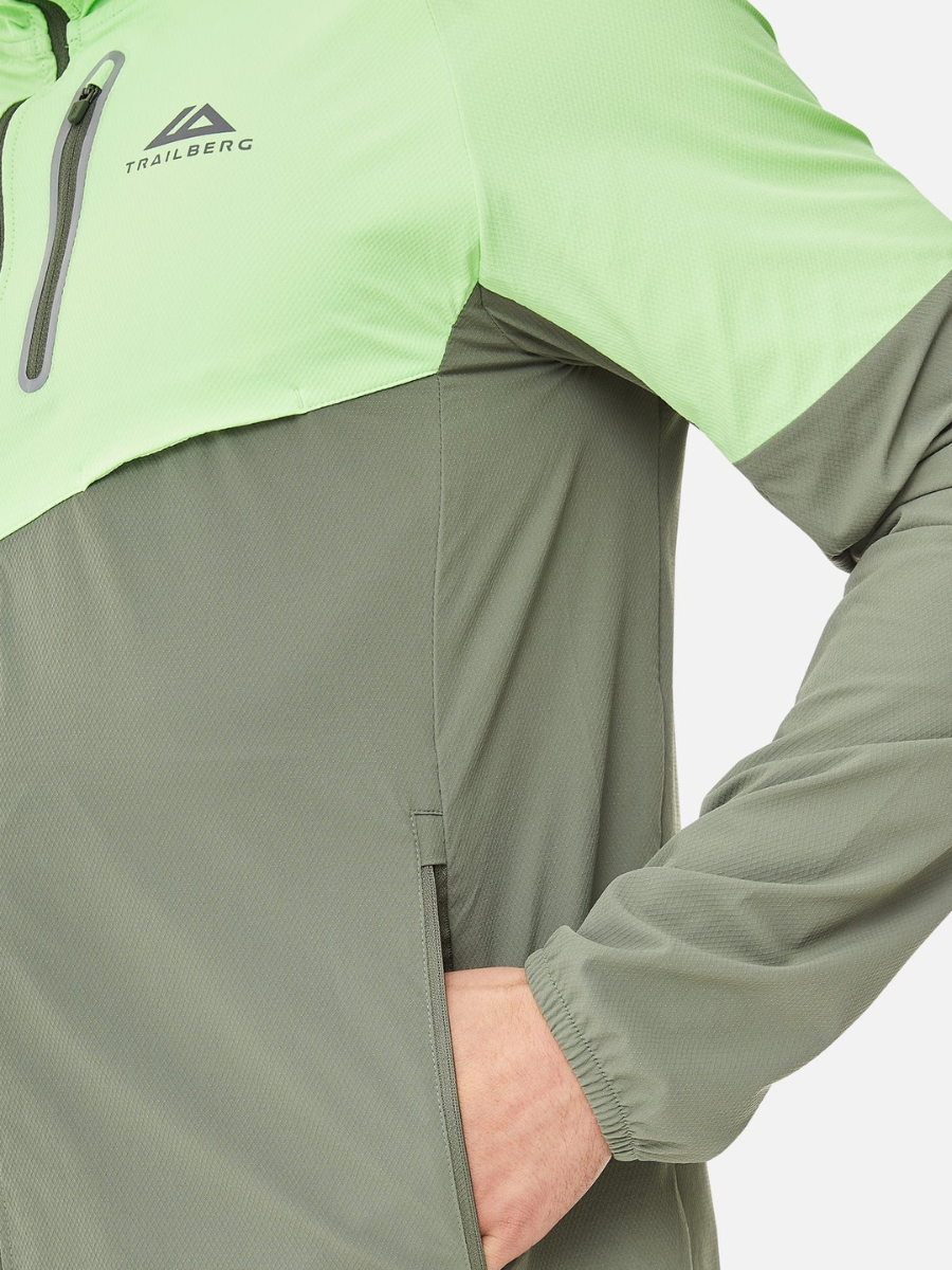 Trailberg - SS25 Cloud 2.0 Windbreaker - Agave Green/Neon