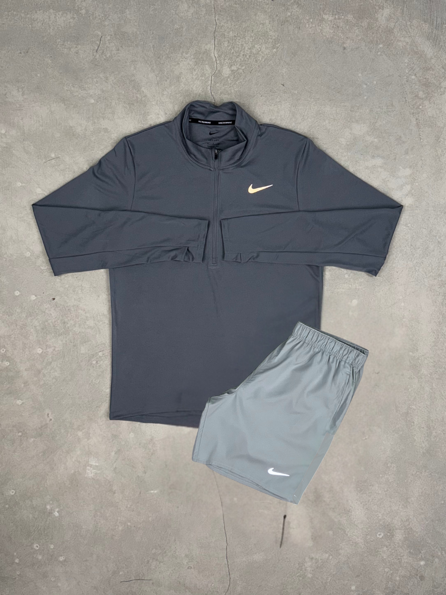 Nike - Performance Half Zip Set - Grey