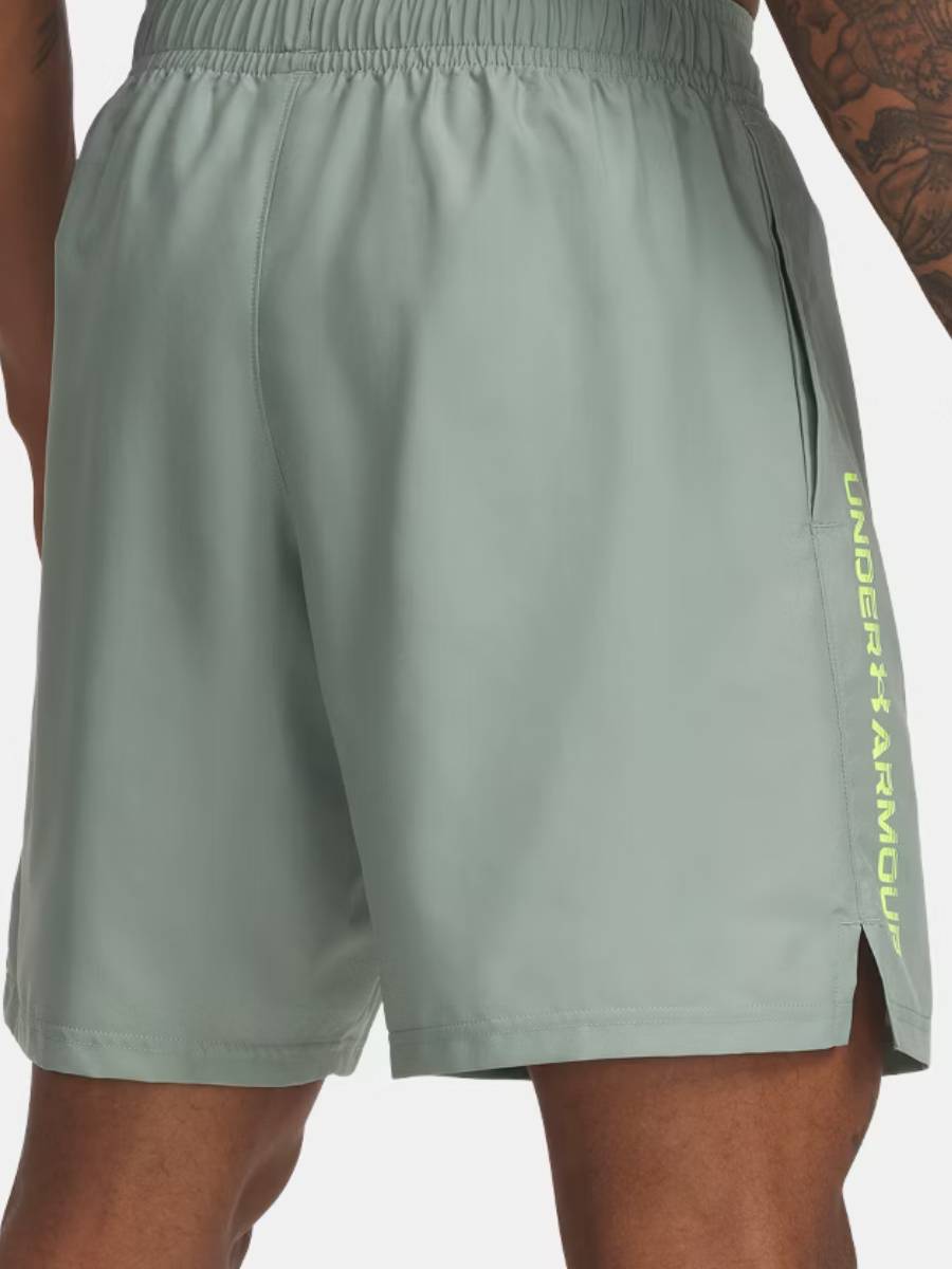 Under Armour - Wordmark Shorts - Sage