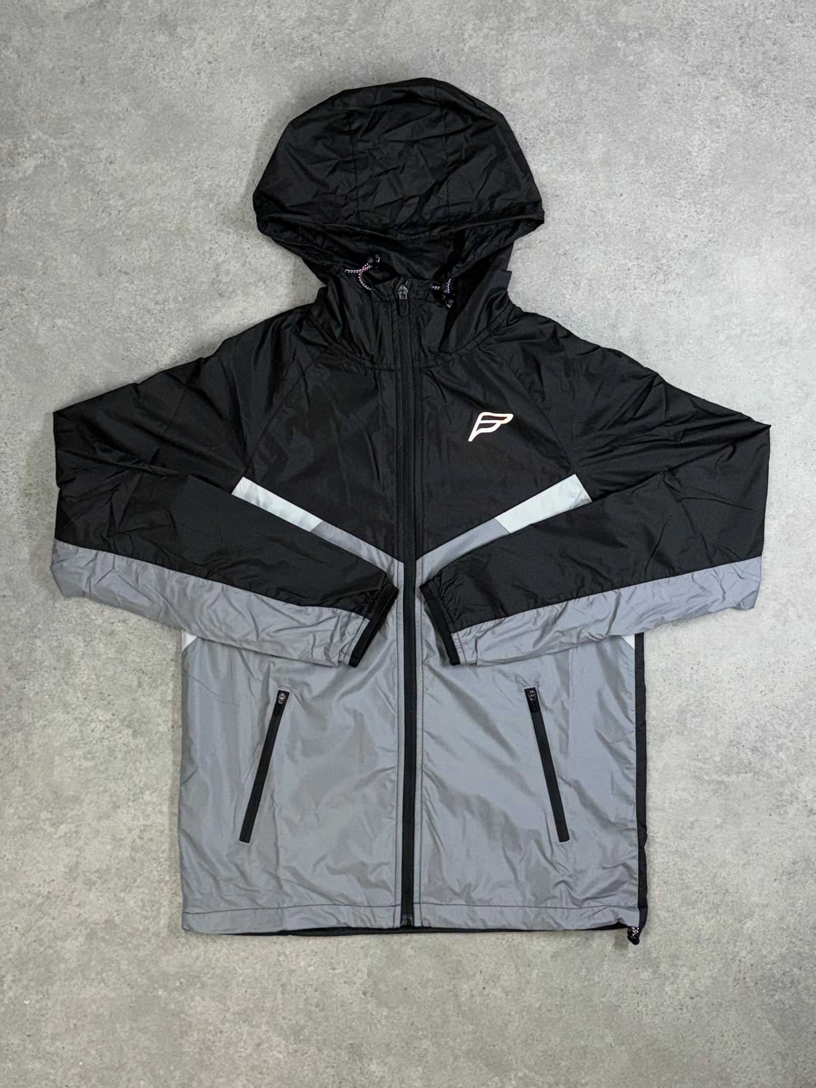 Frequency - Willpower Tech Windbreaker - Black/Grey