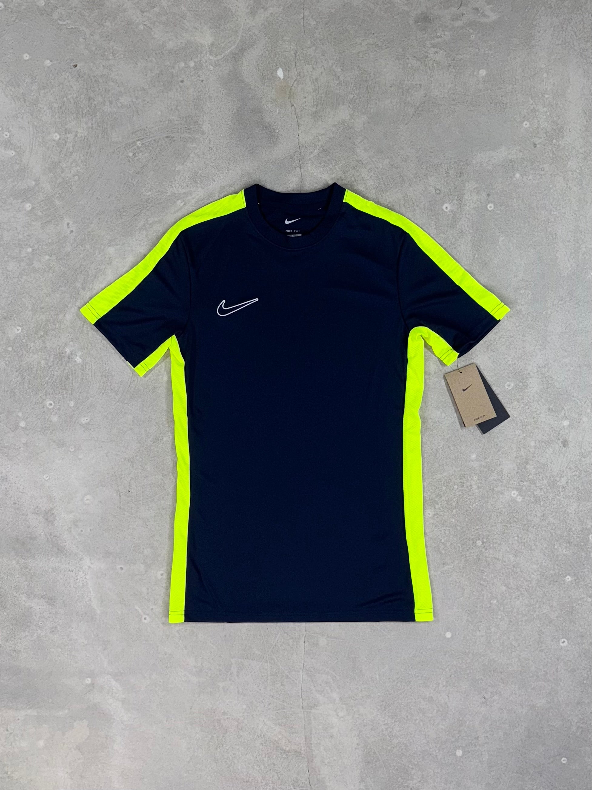 Nike - Academy Tee - Navy/Volt