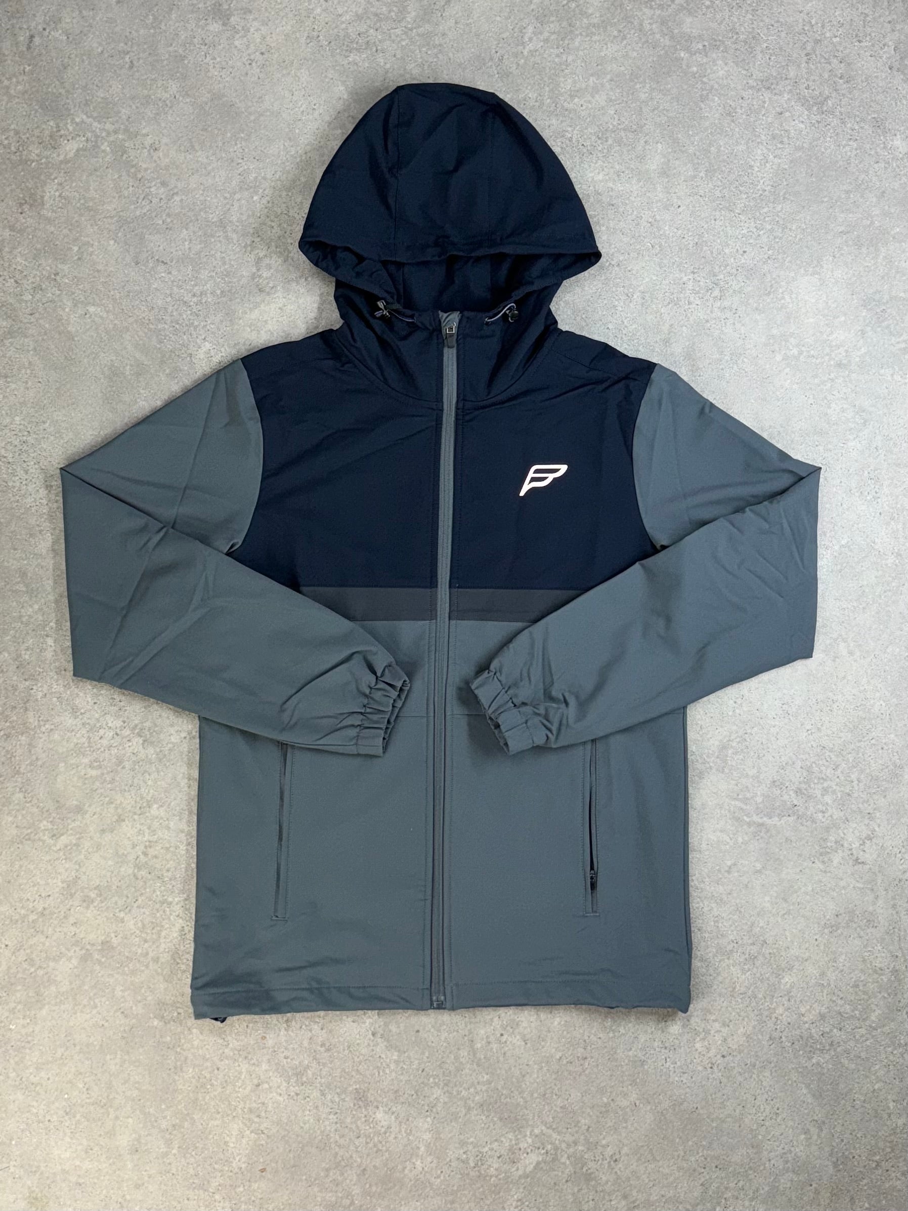 Frequency - Apex Tech Jacket - Navy/Grey