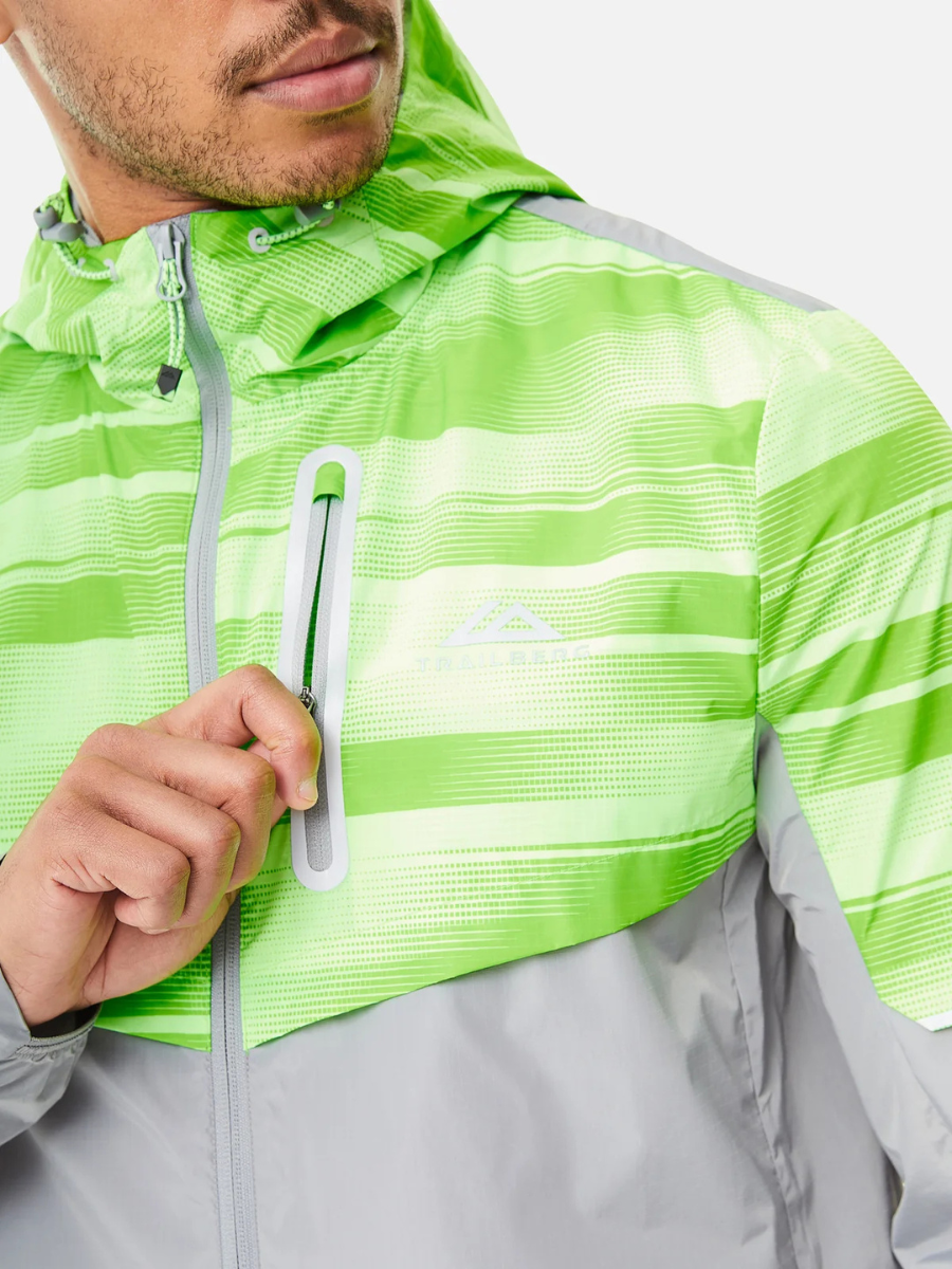 Trailberg - Dimension 2.0 Windbreaker Three Piece - Neon Lime/Grey