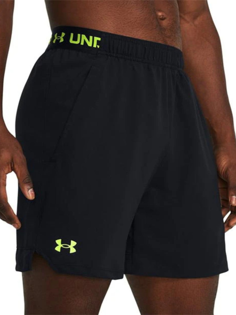 Under Armour - Woven Shorts - Black/Volt