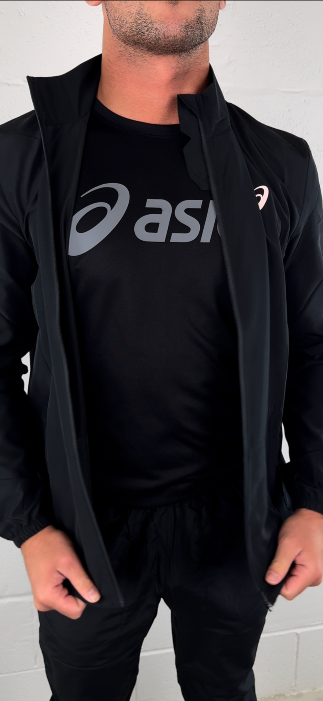 Asics - Woven Tracksuit Three Piece - Black