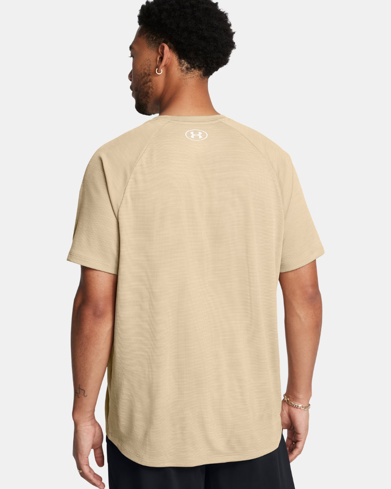 Under Armour - Tech Textured T-Shirt  - Stone