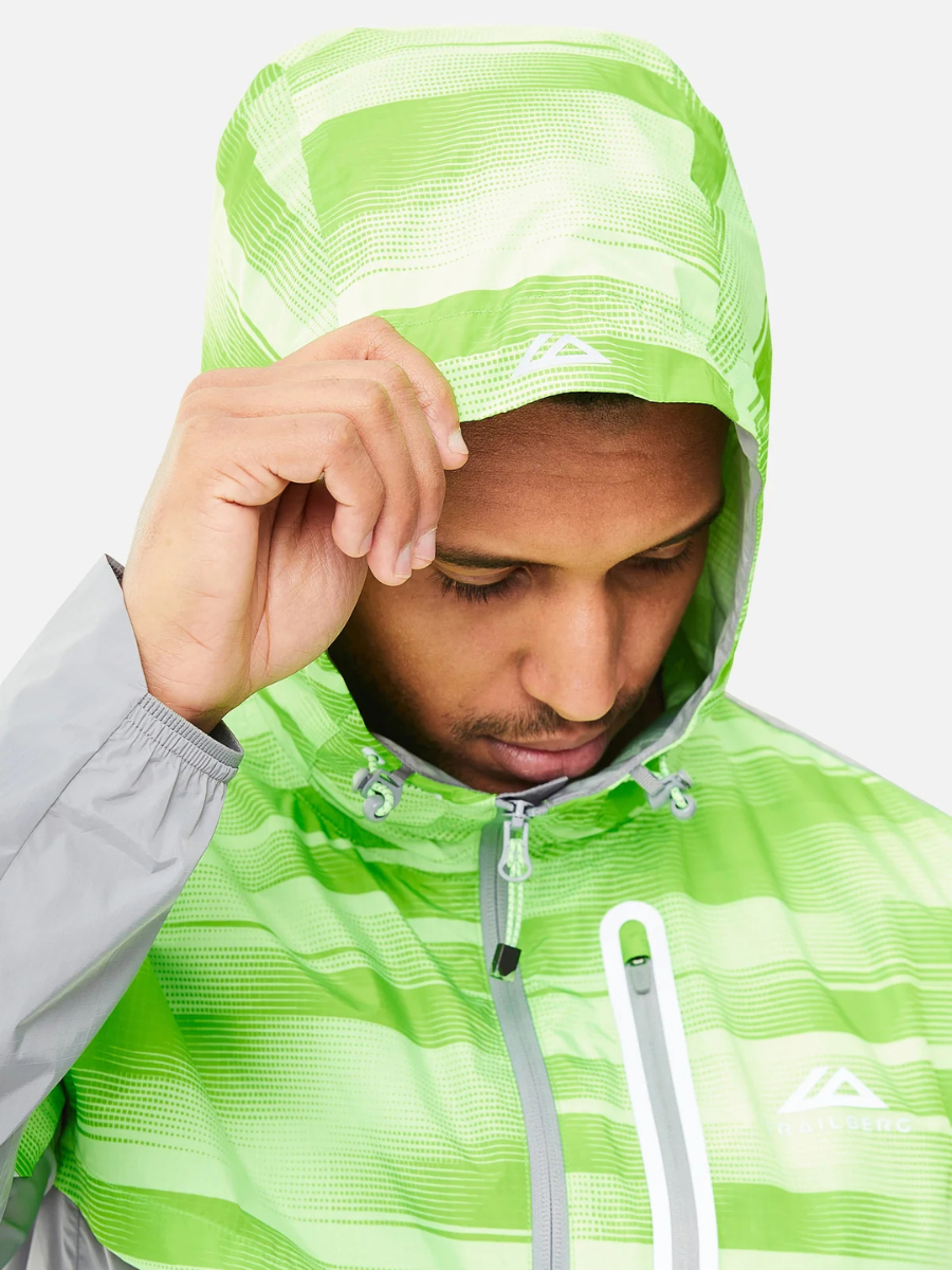 Trailberg - Dimension 2.0 Windbreaker Three Piece - Neon Lime/Grey
