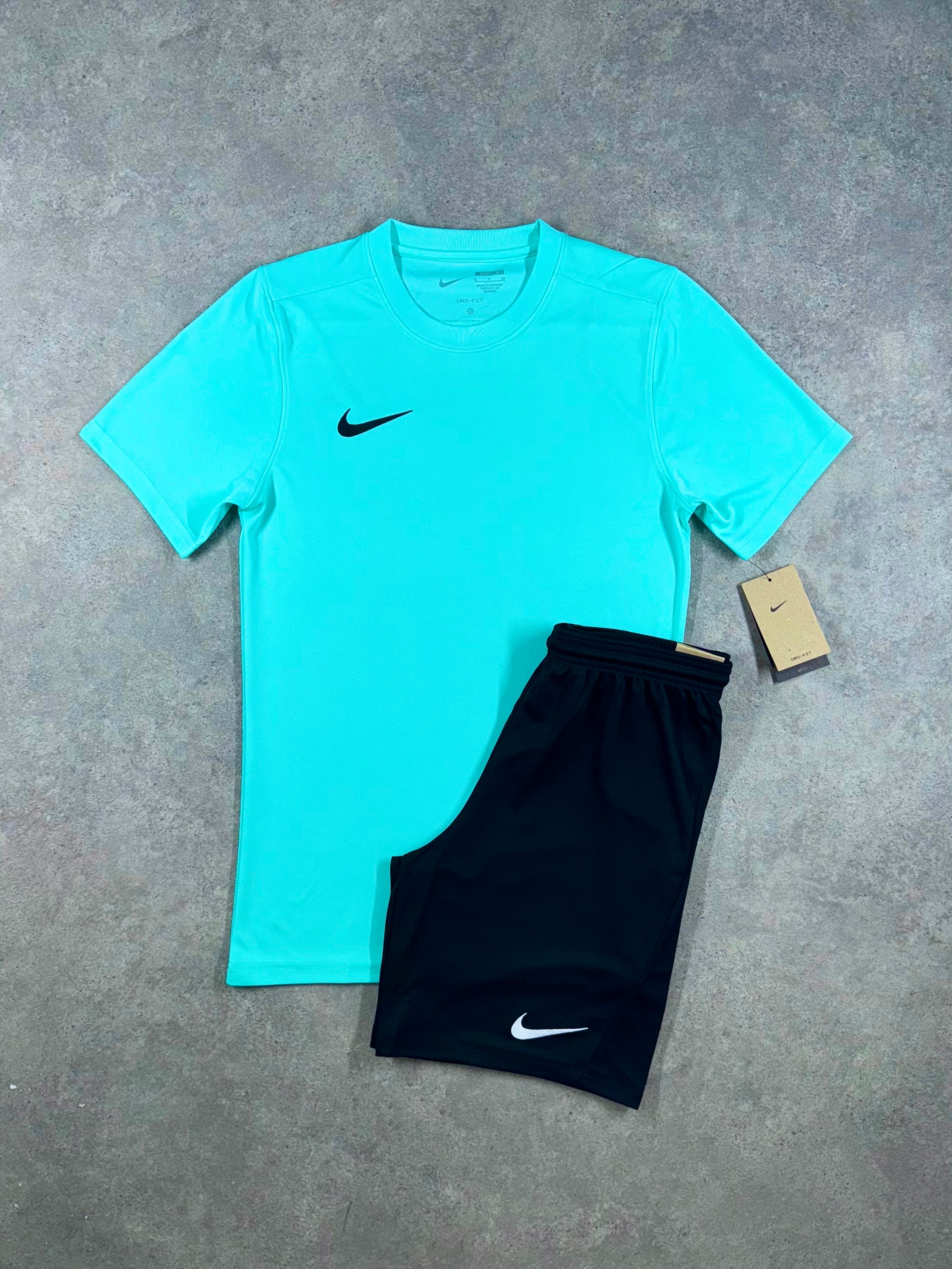 Nike - Dri Fit Set - Turquoise/Black