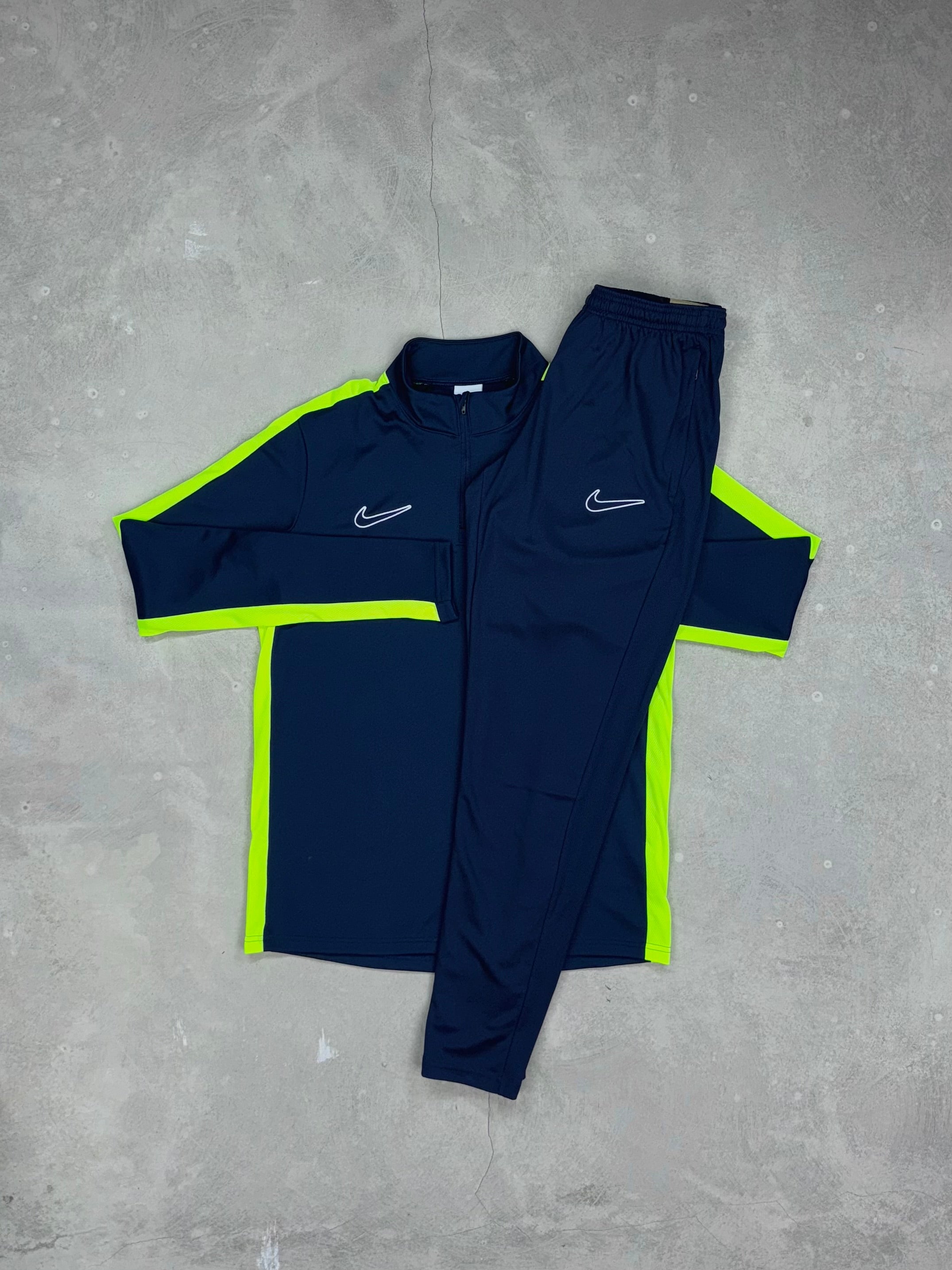 Nike - Academy Tracksuit - Navy/Volt