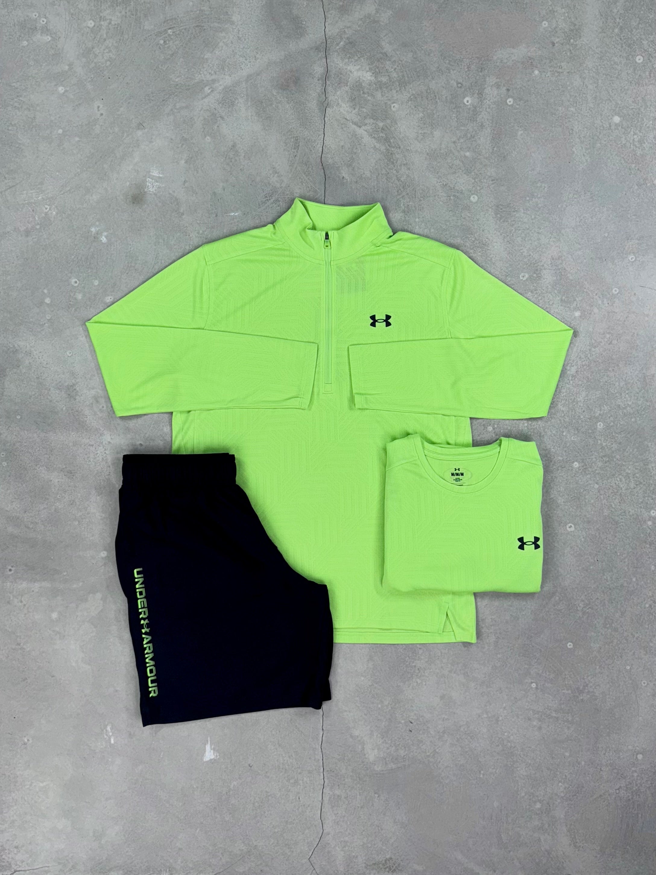 Under Armour - Jacquard Three Piece - Volt/Black