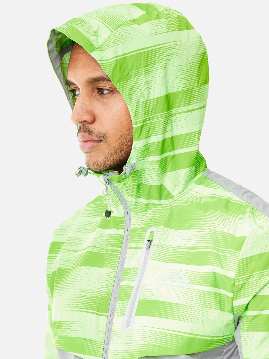 Traliberg - Dimension 2.0 Windbreaker - Neon Lime/Grey