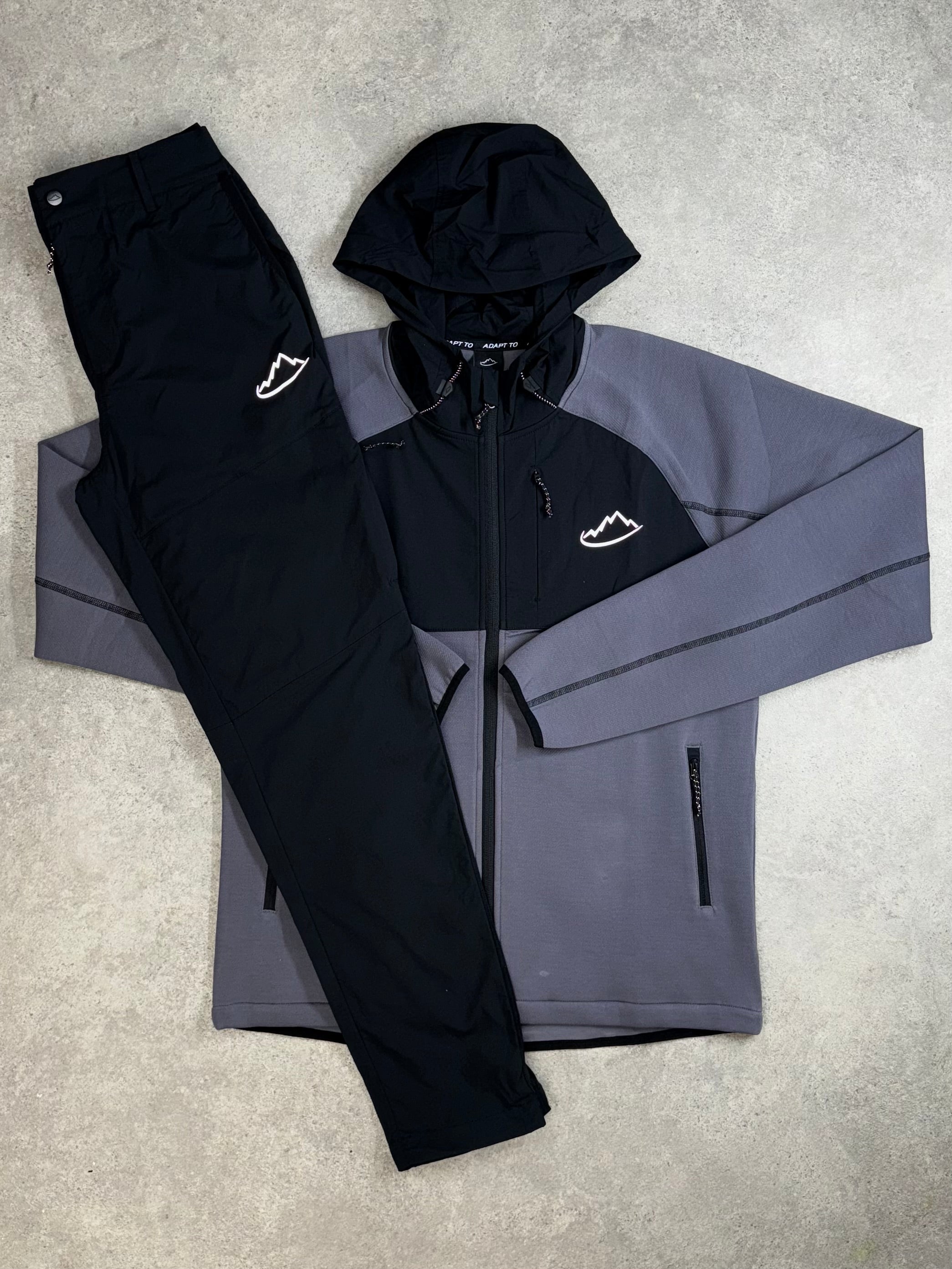 Adapt To - Expedition Cargo Tracksuit - Black