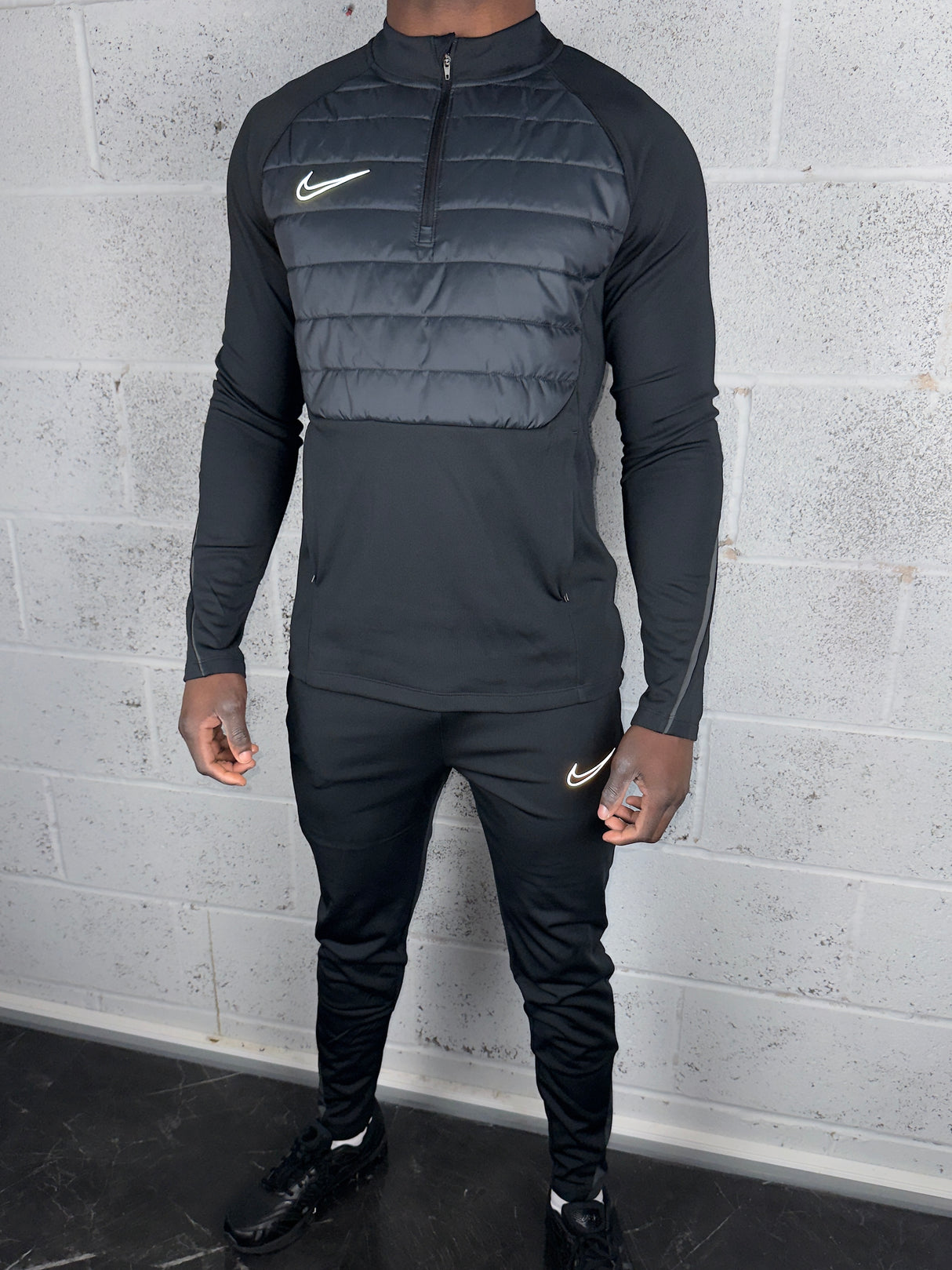 Nike - Therma Winter Tracksuit - Black/reflective