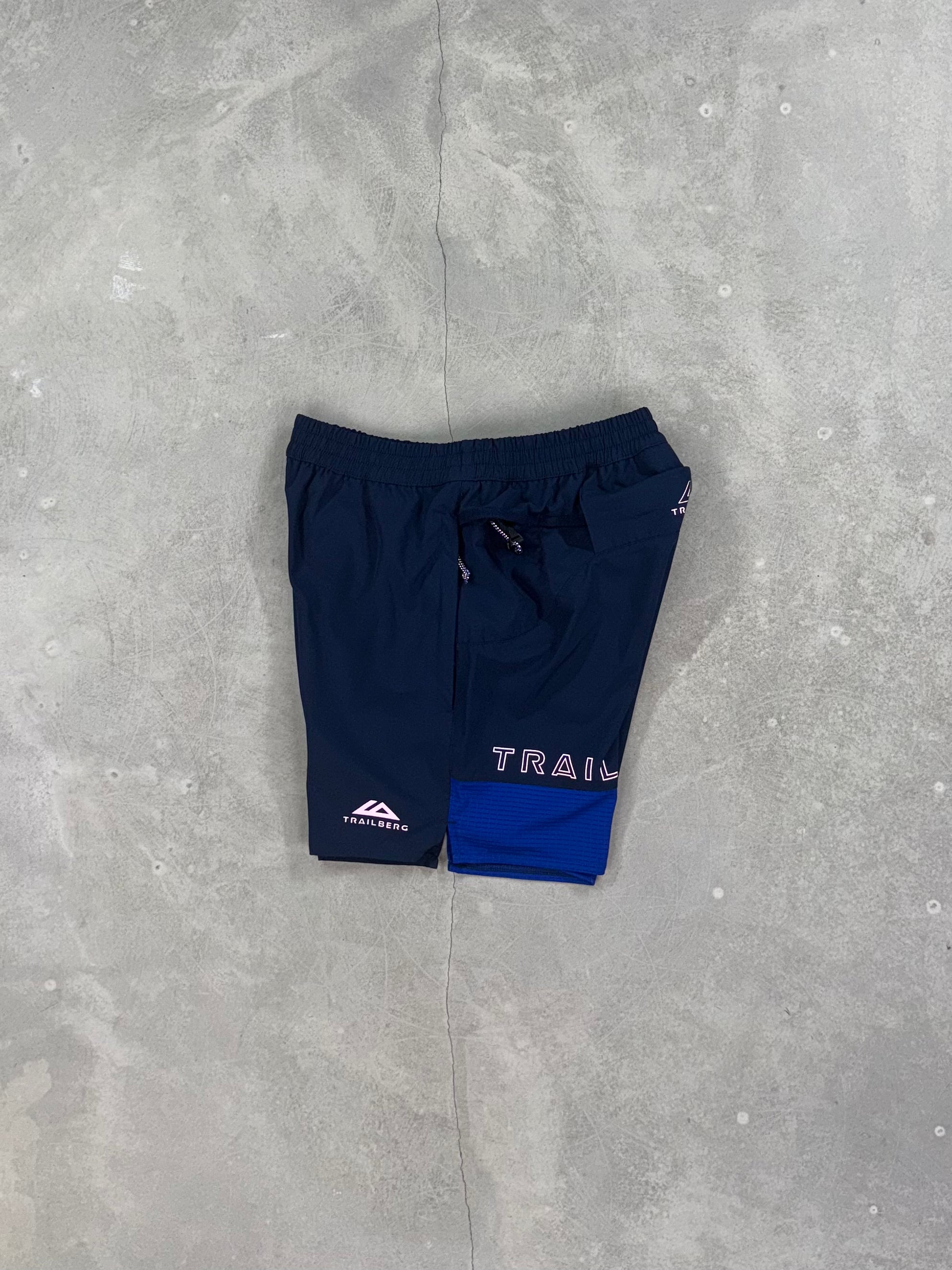 Trailberg - Rapid Dash Shorts - Black Iris/Surf The Web