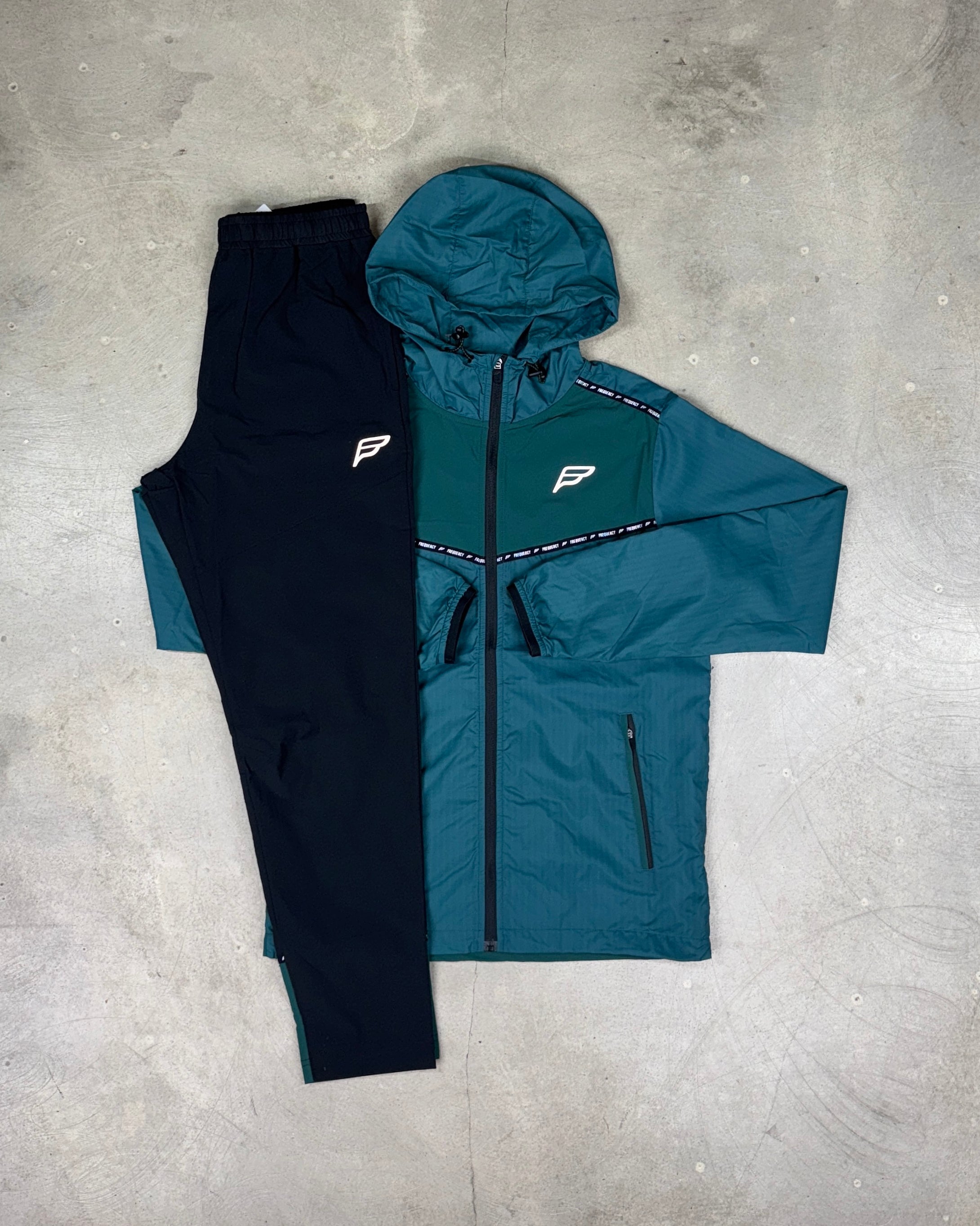 Frequency - Action Tech Tracksuit - Forest Green