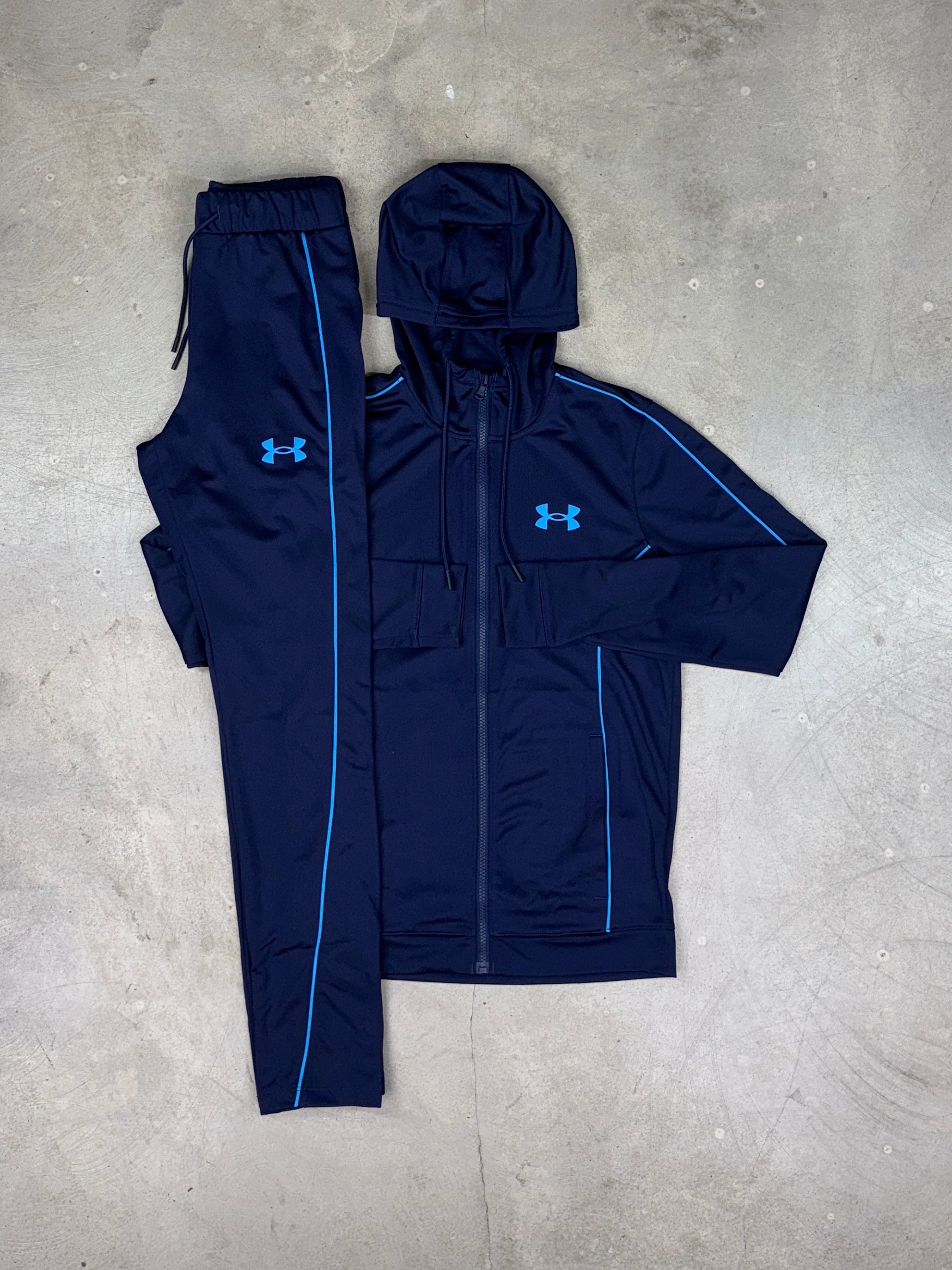 Under Armour - Challenger Tracksuit - Black/Blue