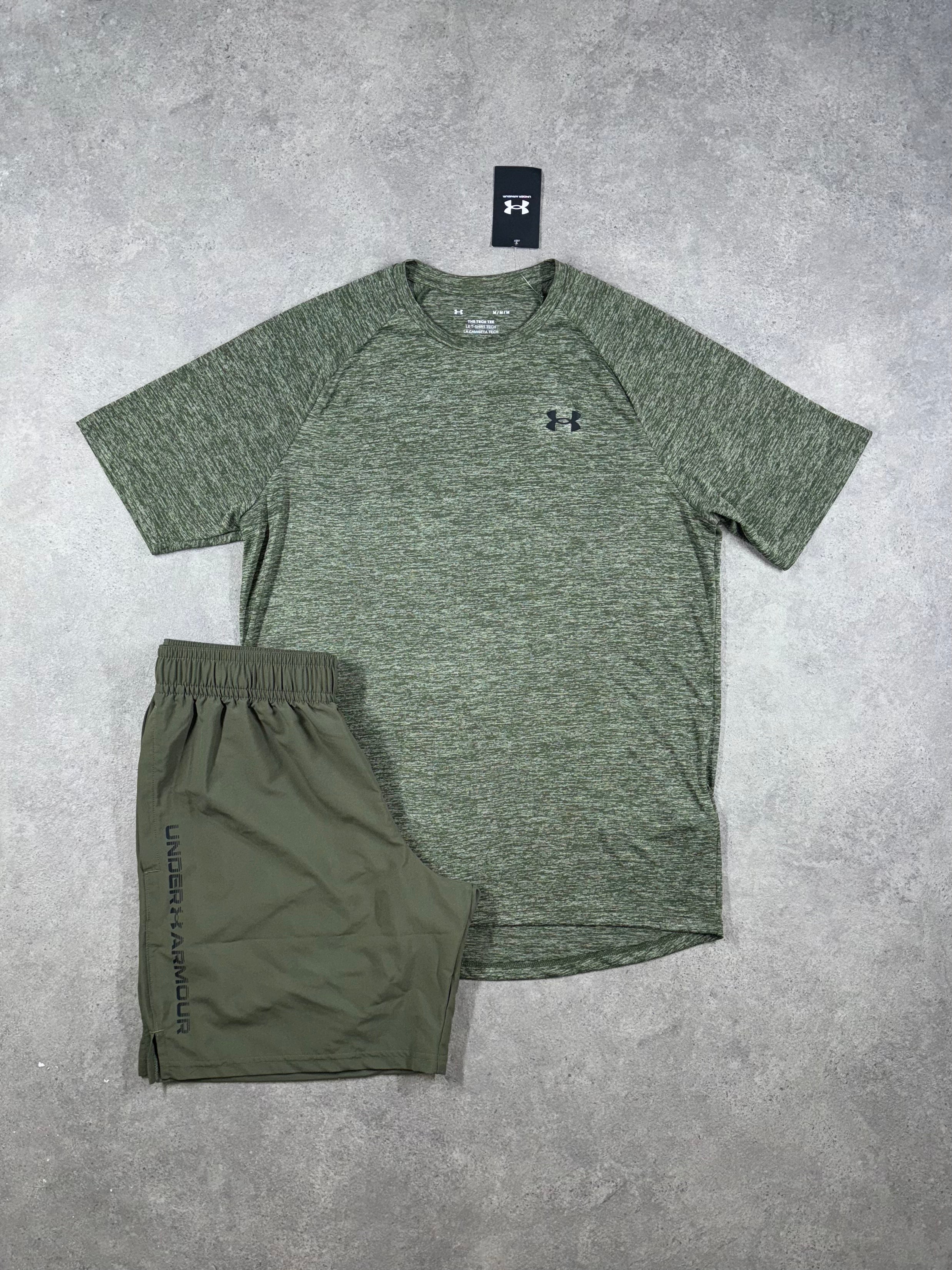 Under Armour - Tech Woven Set - Khaki