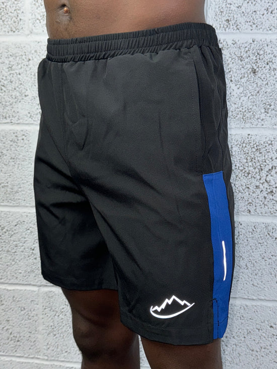 Adapt To - Running 2.0 Shorts - Black/Royal Blue
