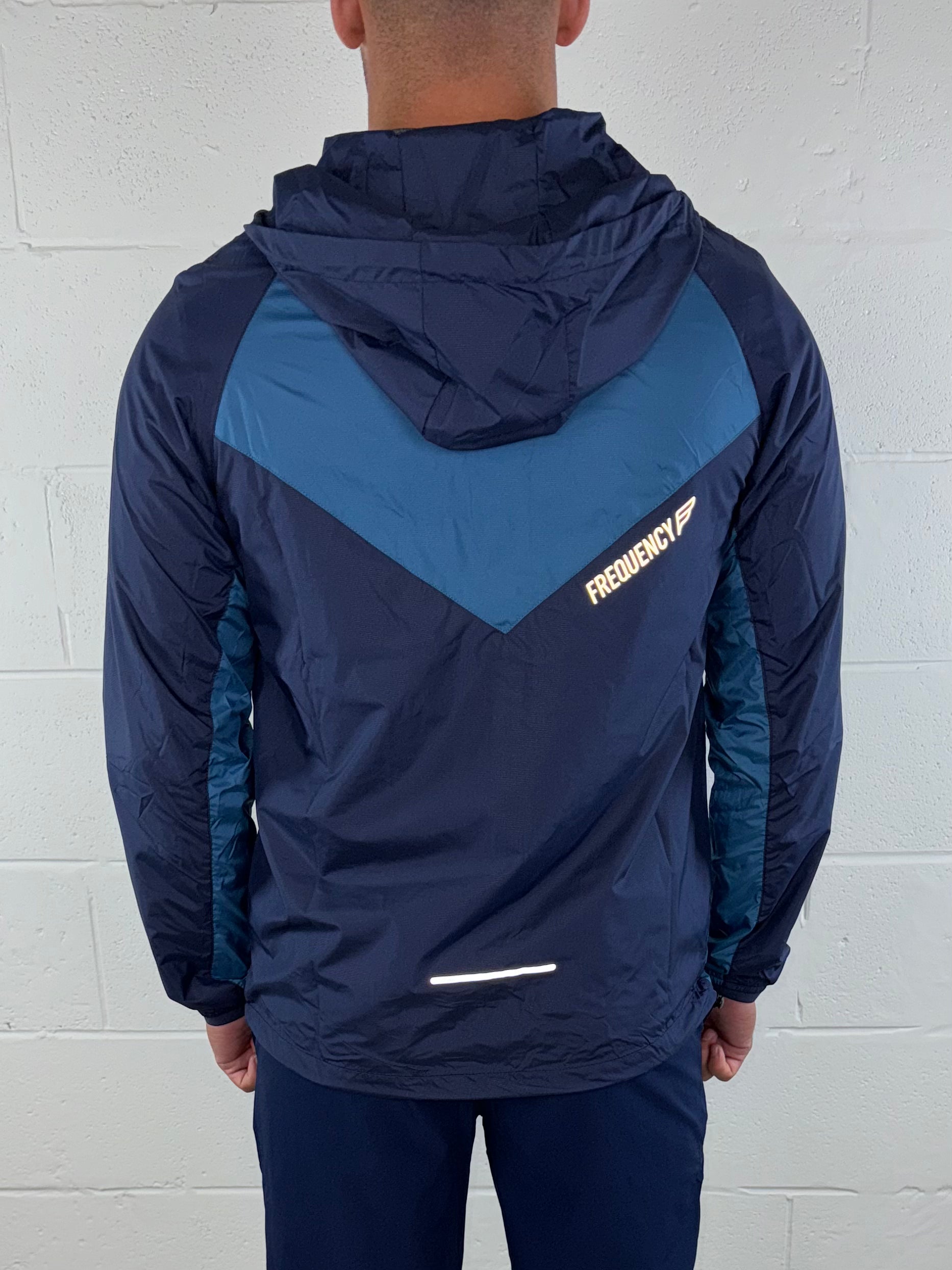 Frequency - Willpower Tech Windbreaker - Blue/Grey