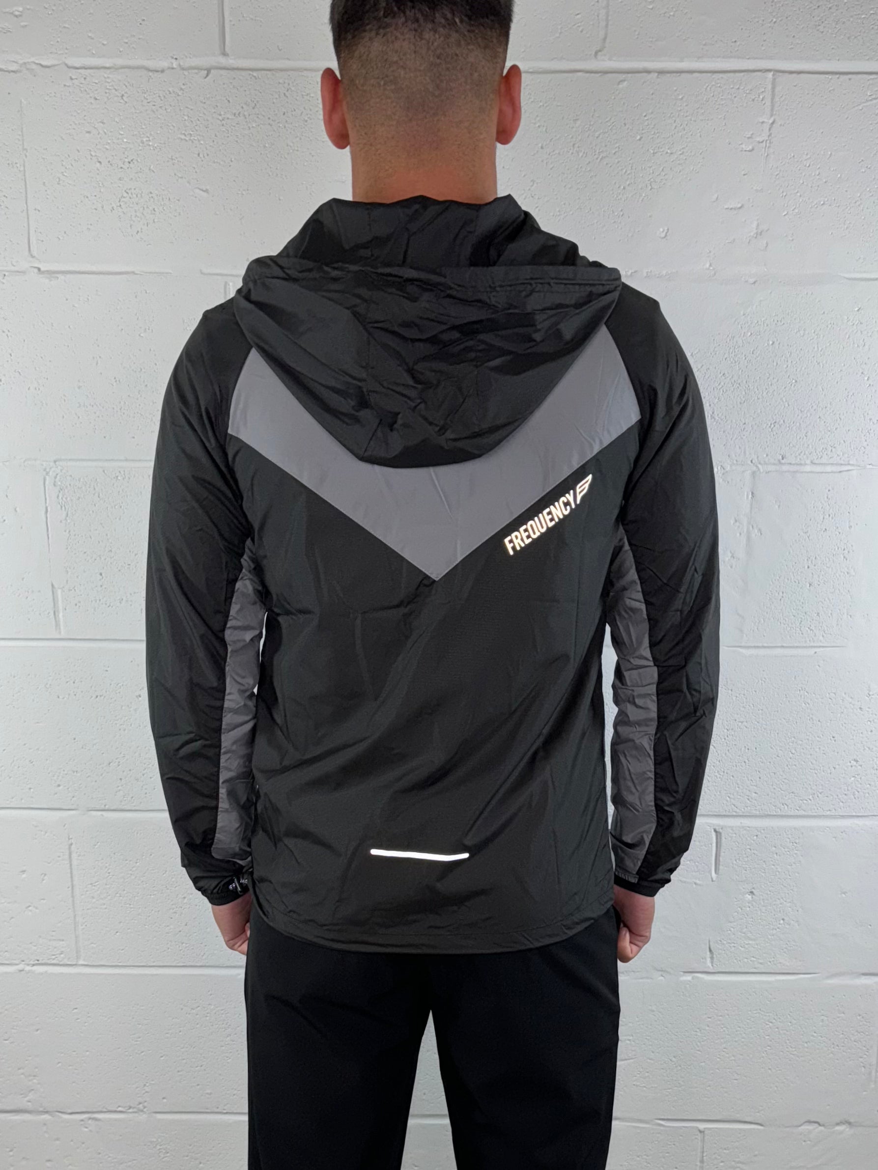 Frequency - Willpower Tech Windbreaker - Black/Grey