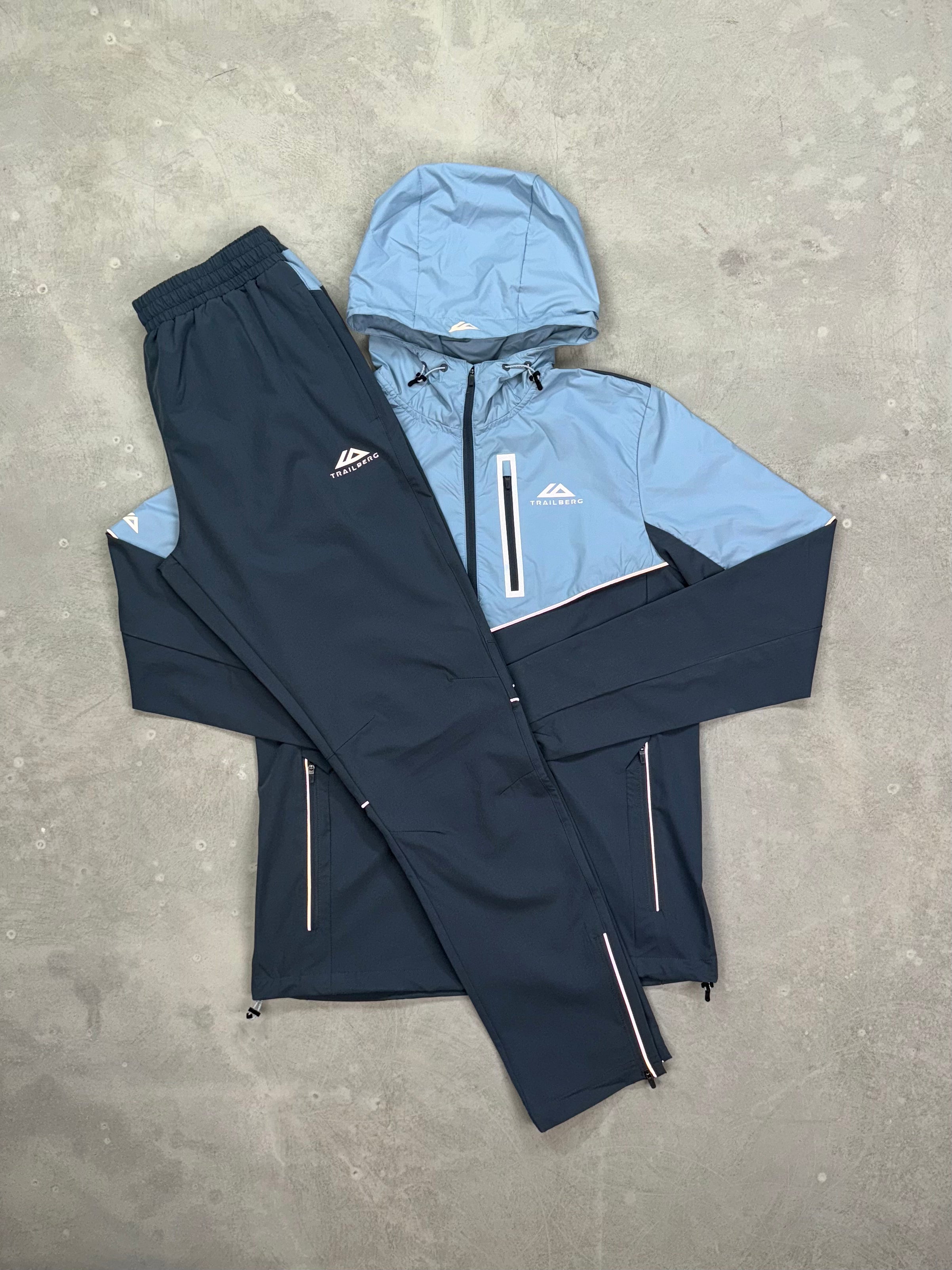 Trailberg - Vertigo Tracksuit - Ice Blue/Grey