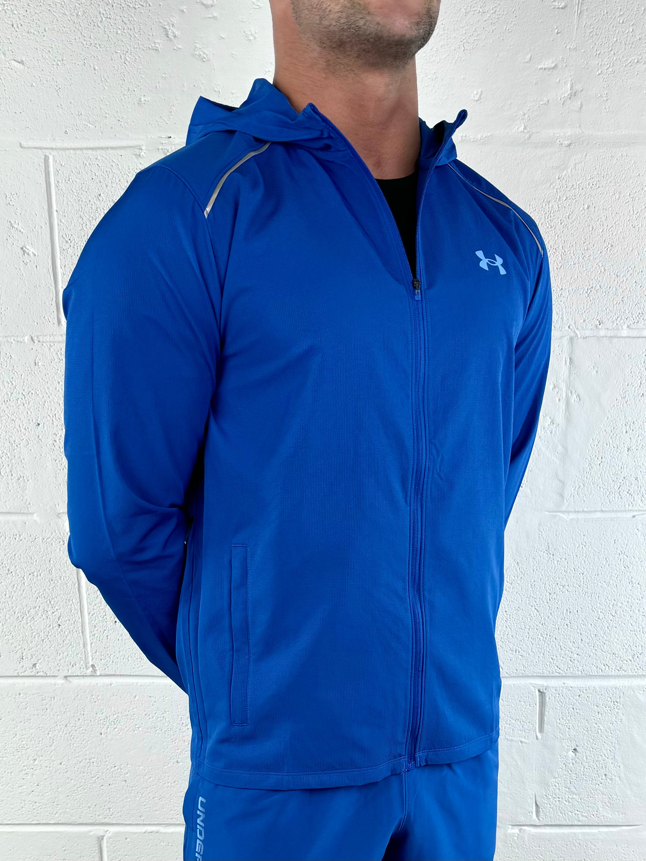 Under Armour - Launch Jacket - Blue/Sky Blue