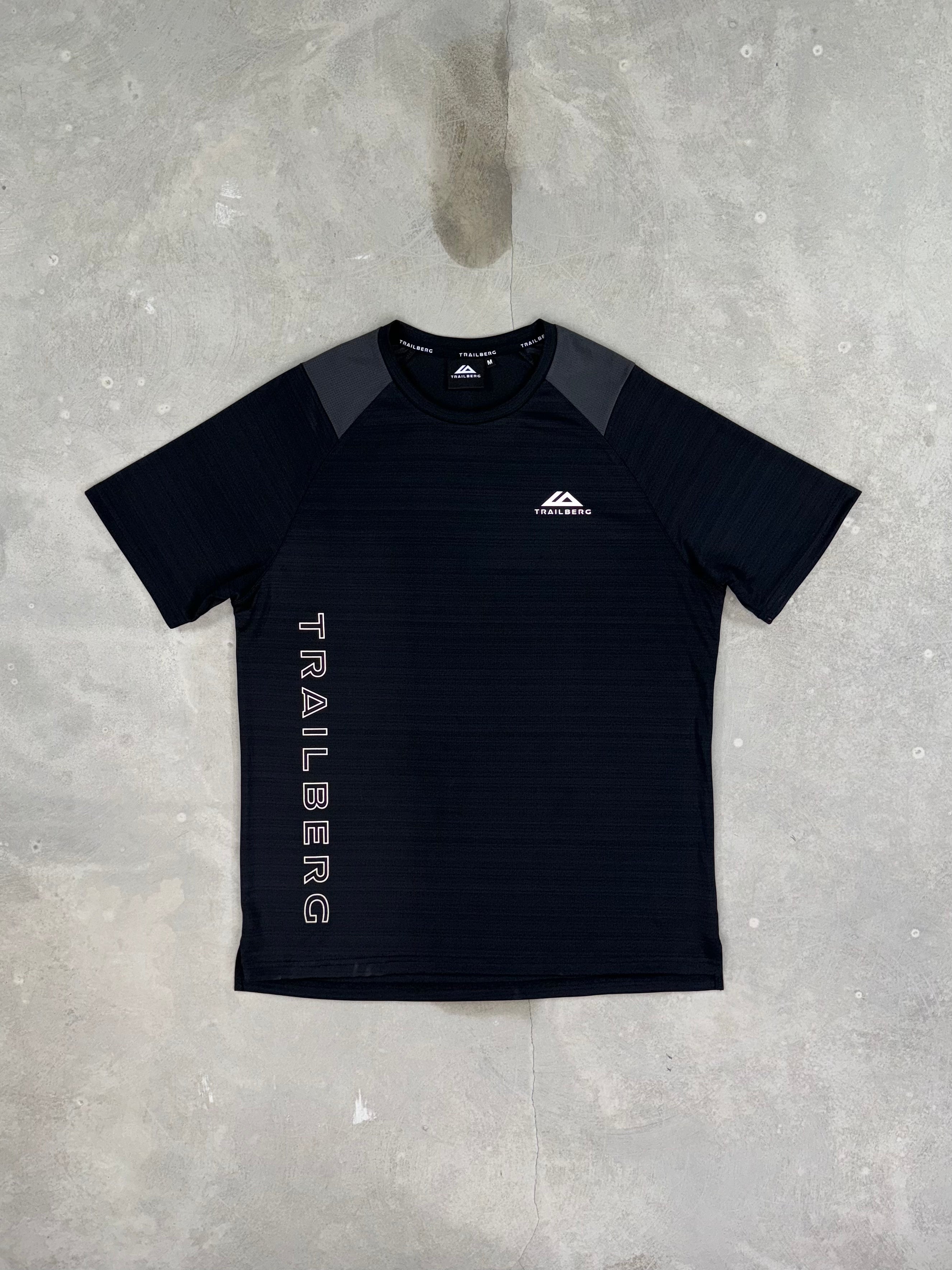 Trailberg - Triathlon AW24 Tee - Black/Asphalt