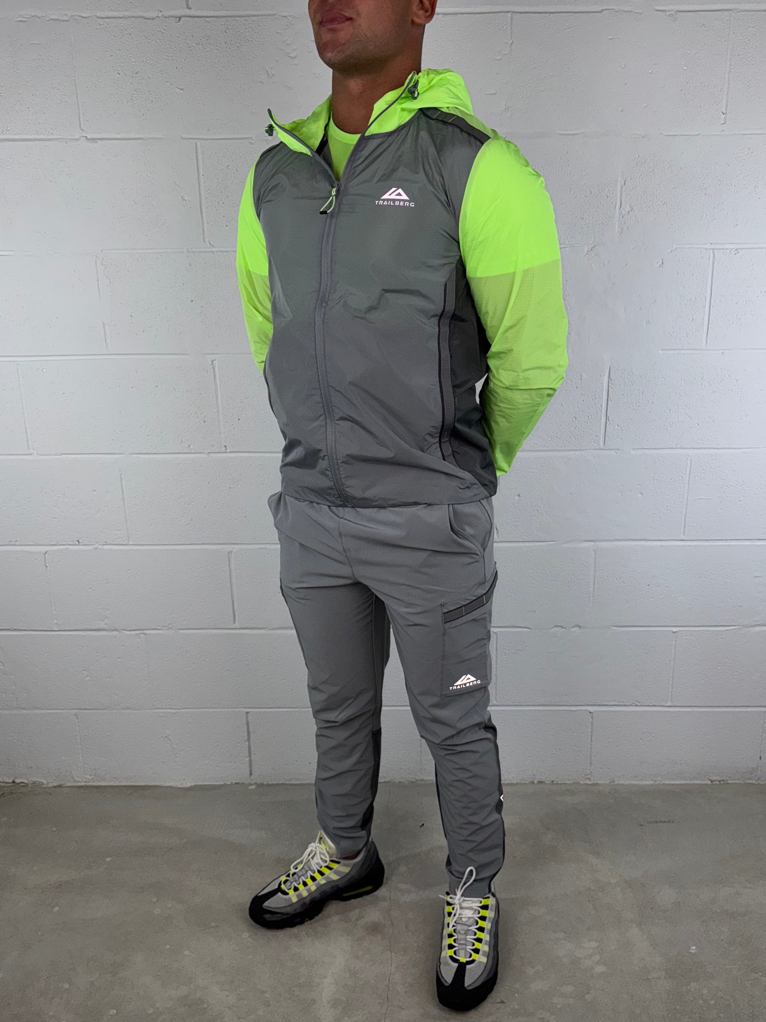 Trailberg - Triathlon SS25 Tracksuit - Grey/Volt