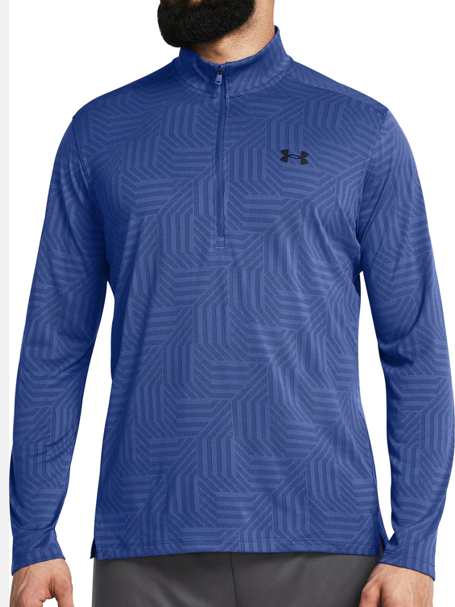 Under Armour - Jacquard Half Zip - Royal Blue