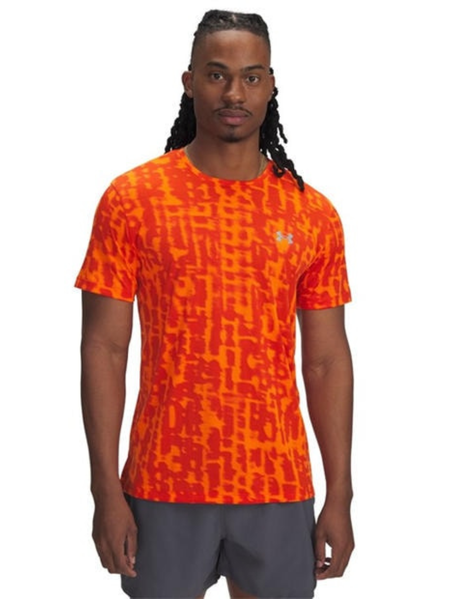 Under Armour - Launch Print Tee - Orange