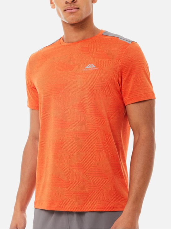 Trailberg - Dimension Tee - Orange/Grey