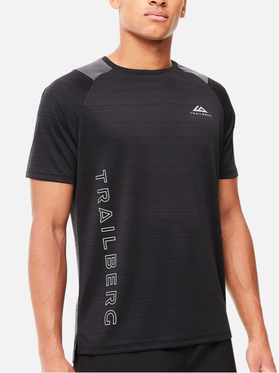 Trailberg - Triathlon AW24 Tee - Black/Asphalt