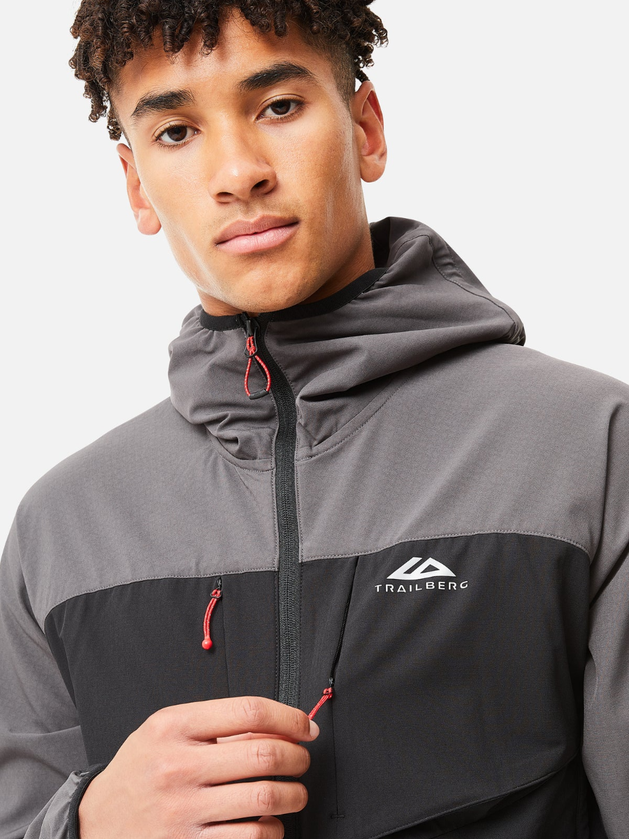 Trailberg - Jura Hood - Black/Grey