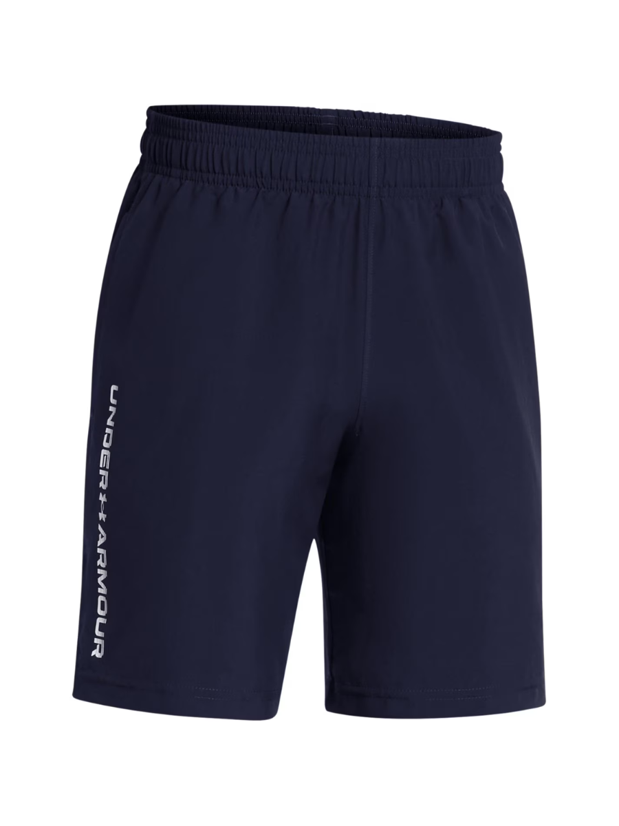 Under Armour - Junior Wordmark Shorts - Navy/White