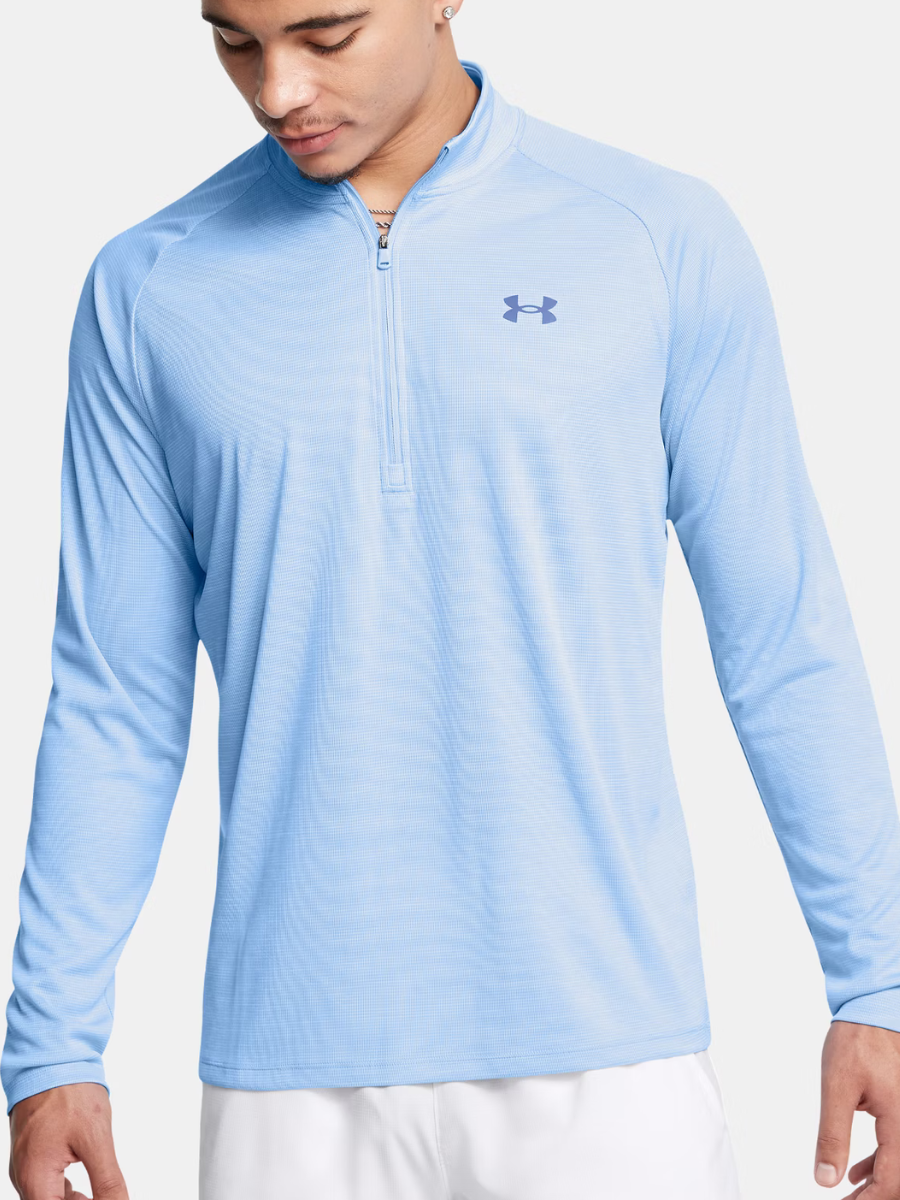 Under Armour - Tech Half Zip - Tech Blue